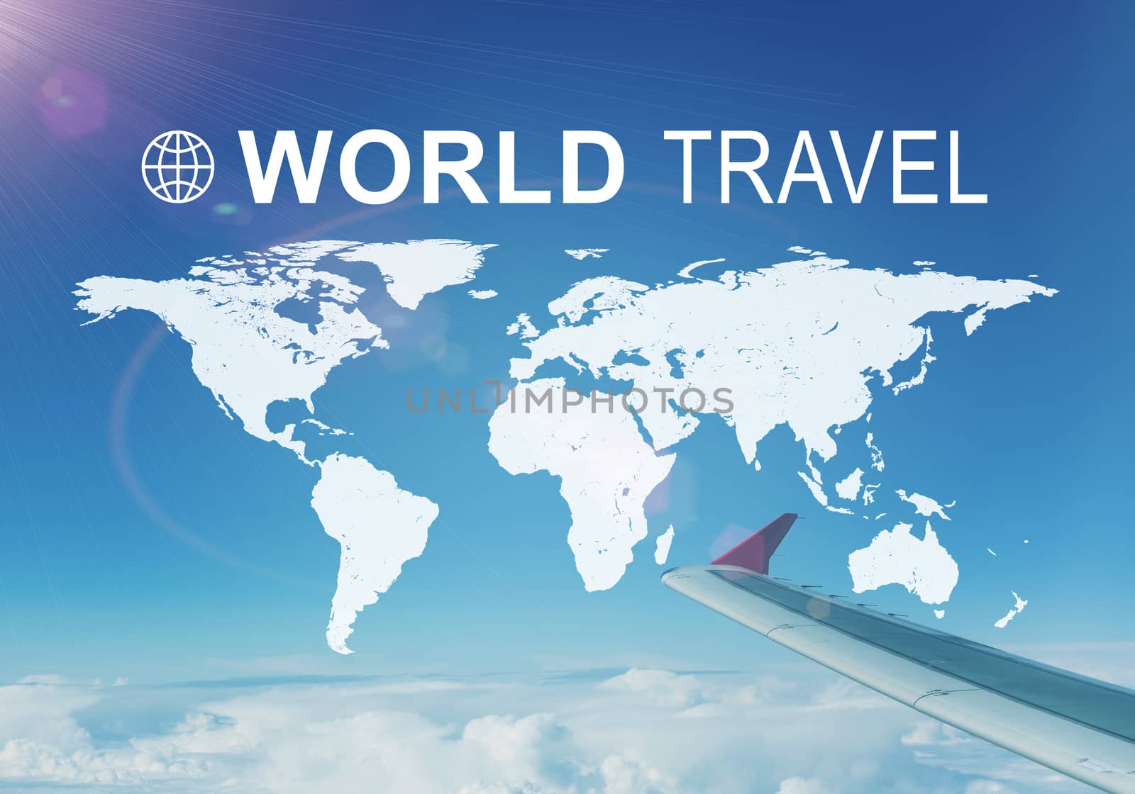 World Travel header by cherezoff