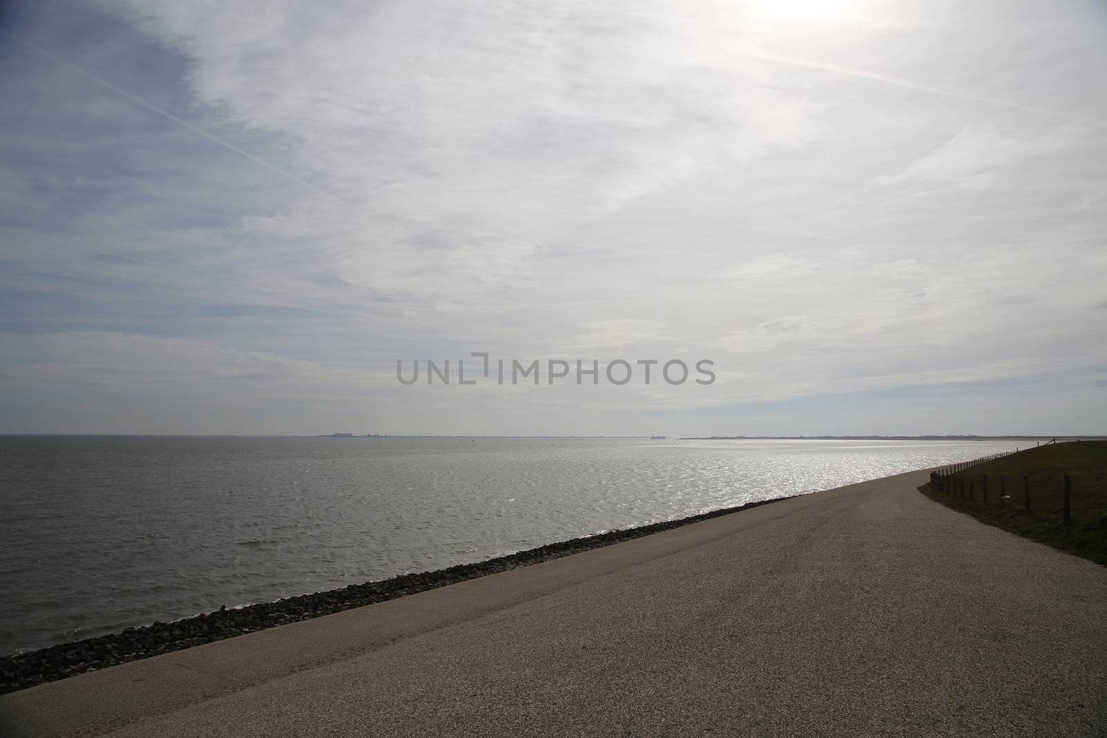 The North Sea around Texel in the Netherlands