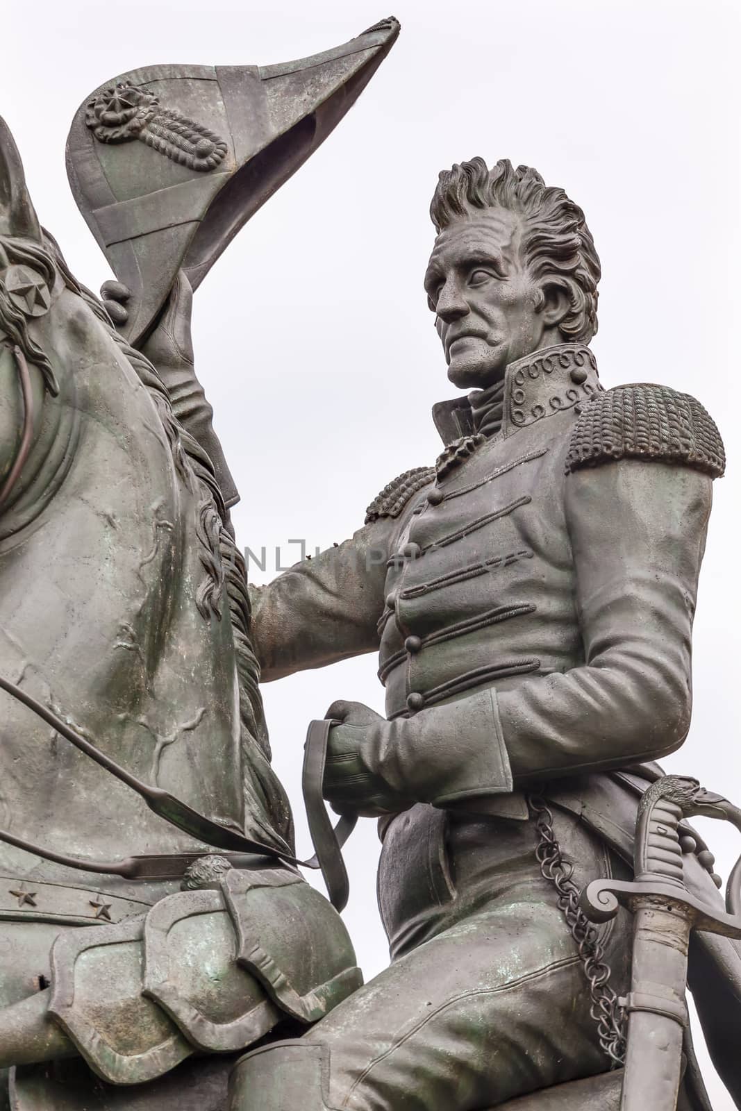 Andrew Jackson Statue President's Park Lafayette Square Autumn Washington DC Erected 1850 Clark Mills Sculptor