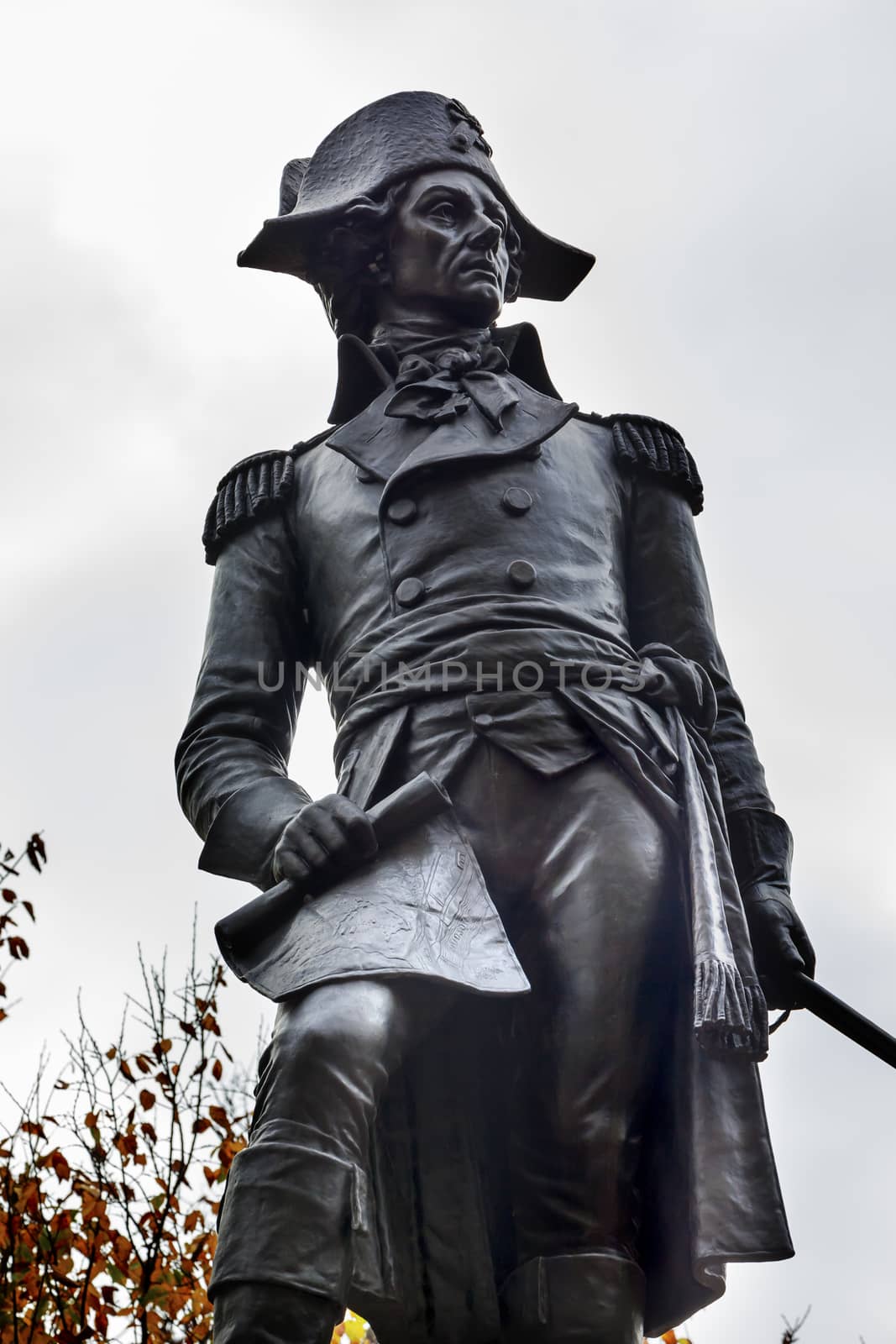 Kosciuszko Statue Lafayette Park Autumn Washington DC by bill_perry