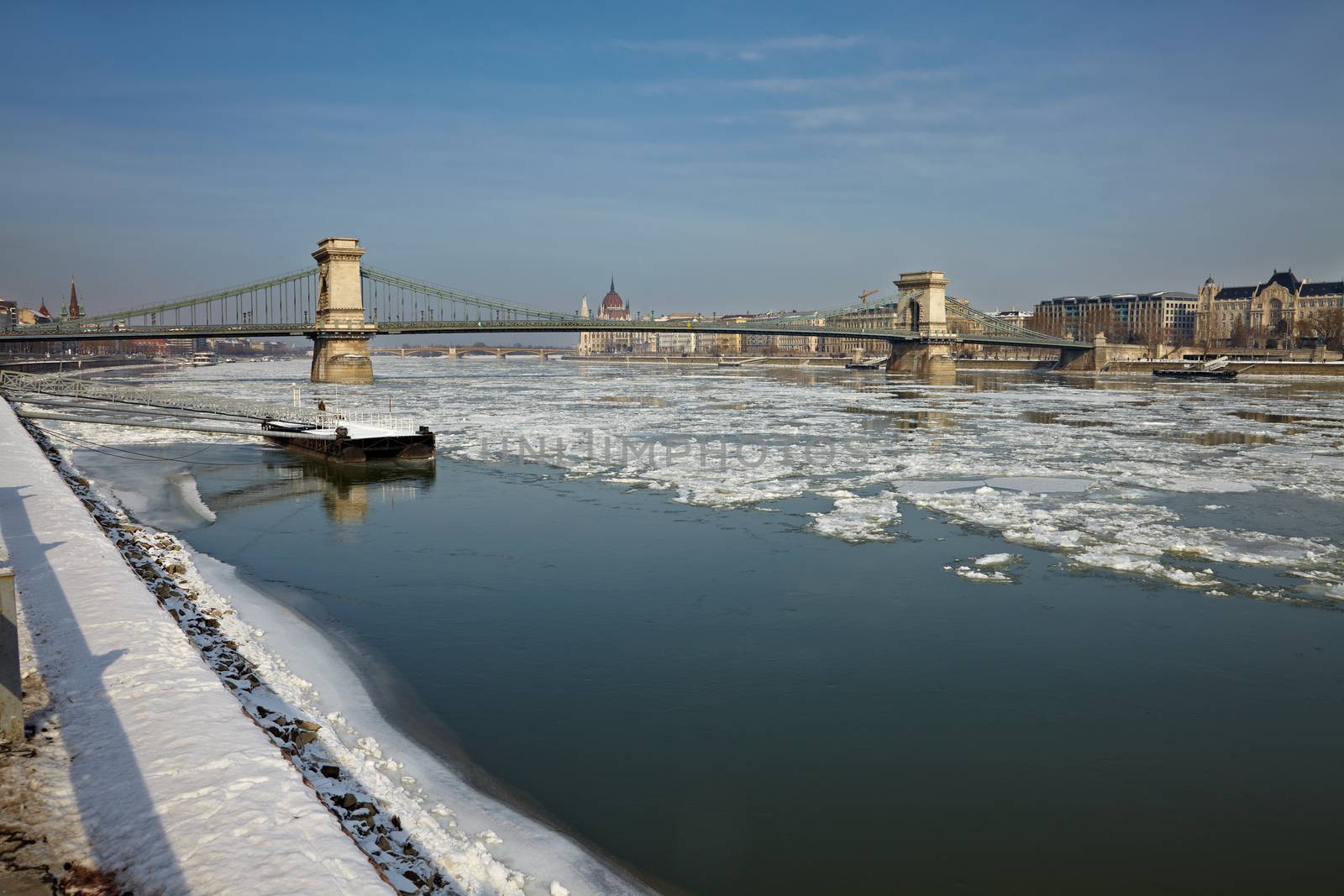 Winter Danube by Gudella