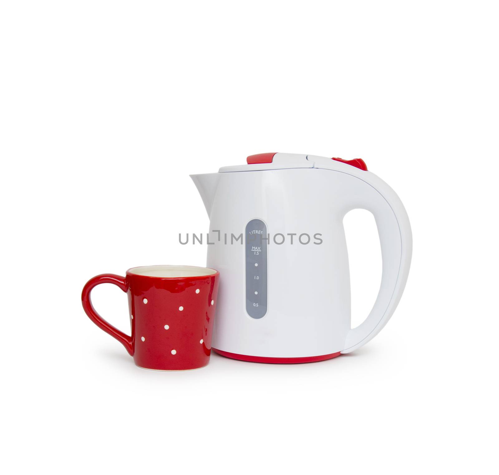 Electric kettle isolated on white background by cocoo