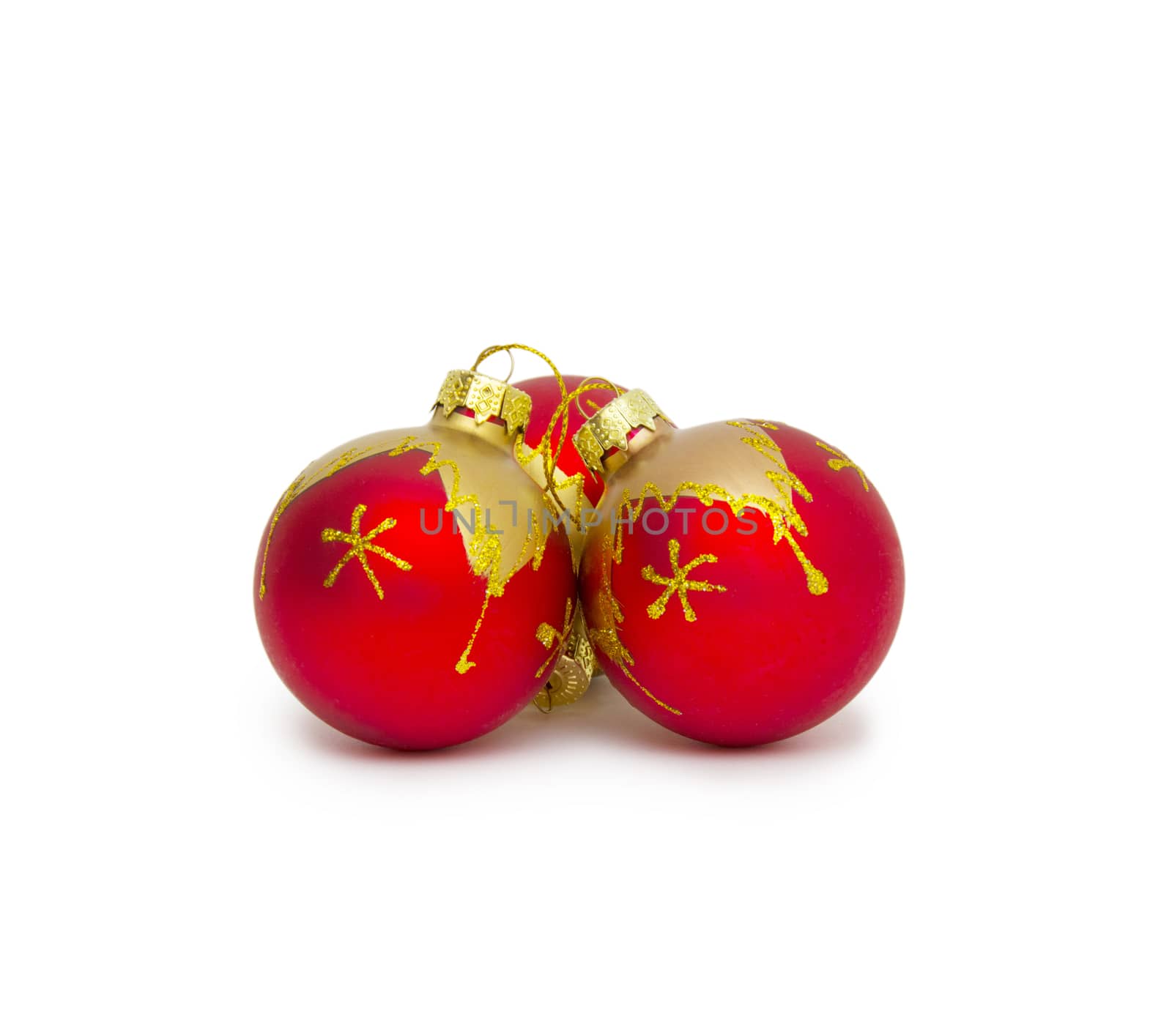 Christmas ball isolated on white background cutout by cocoo