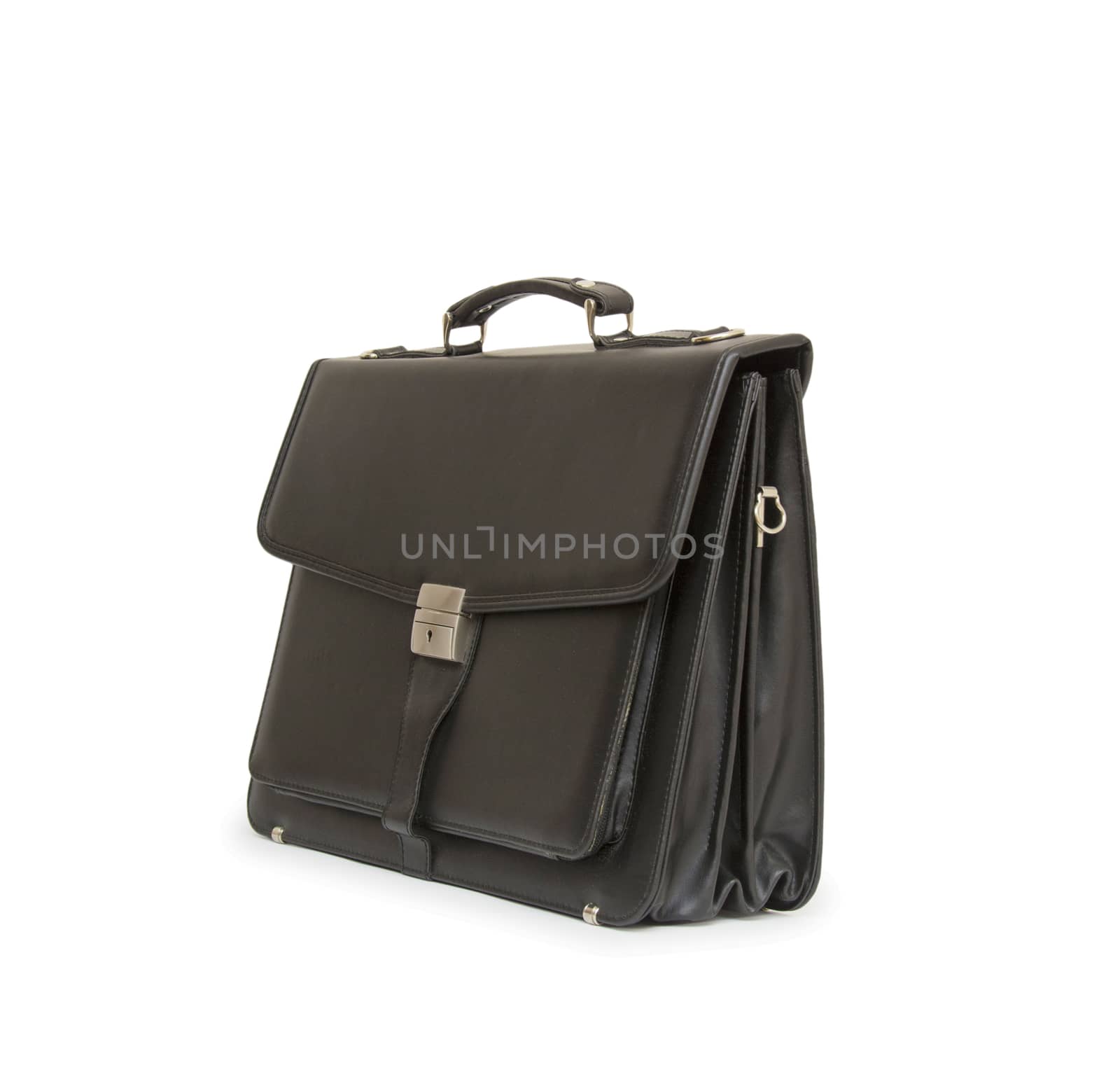 Business leather briefcase isolated by cocoo