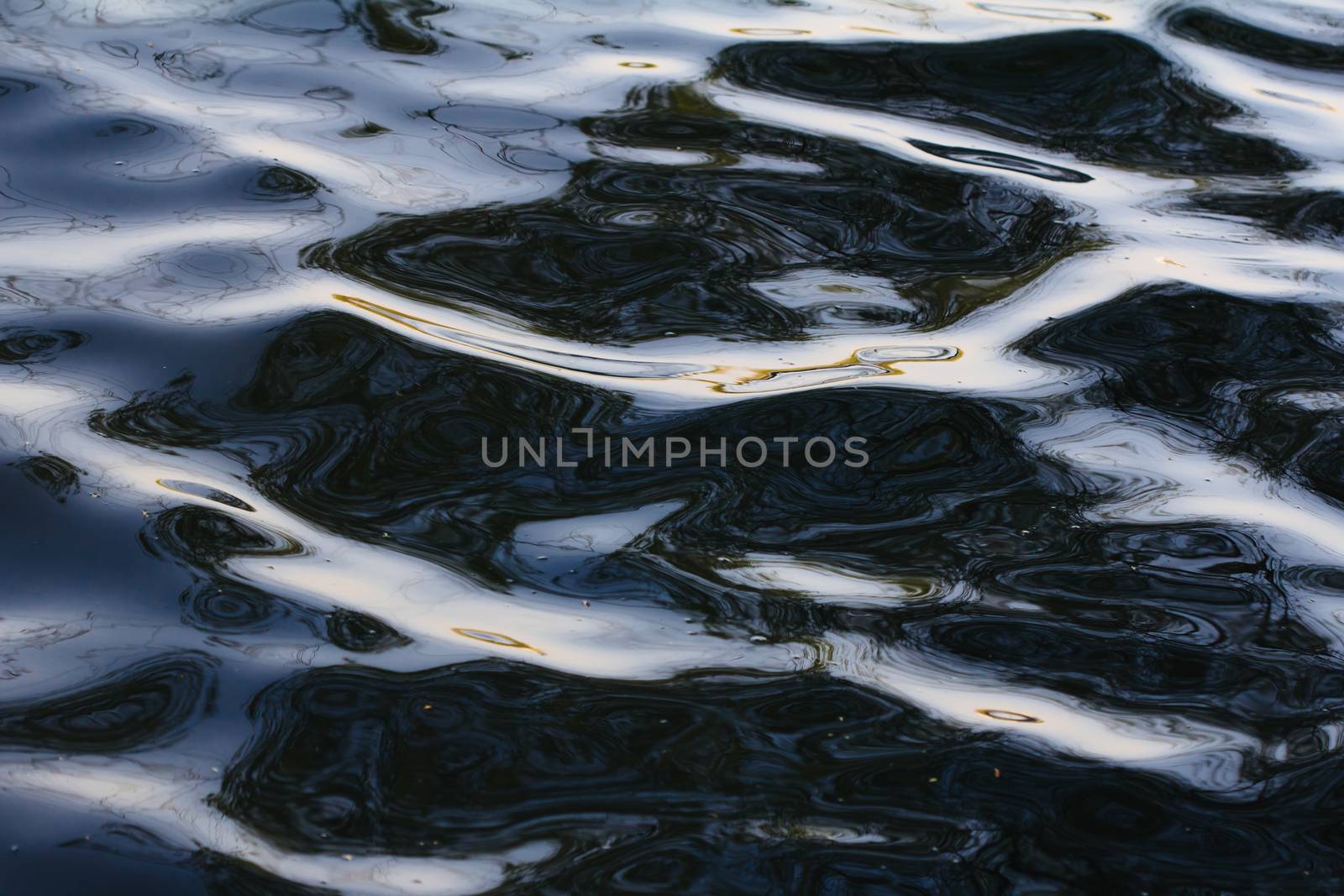 water ripples texture in spring