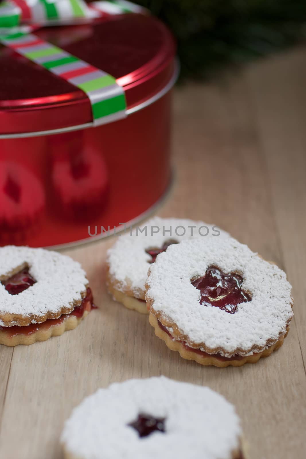 Raspberry Linzer Cookies by SouthernLightStudios