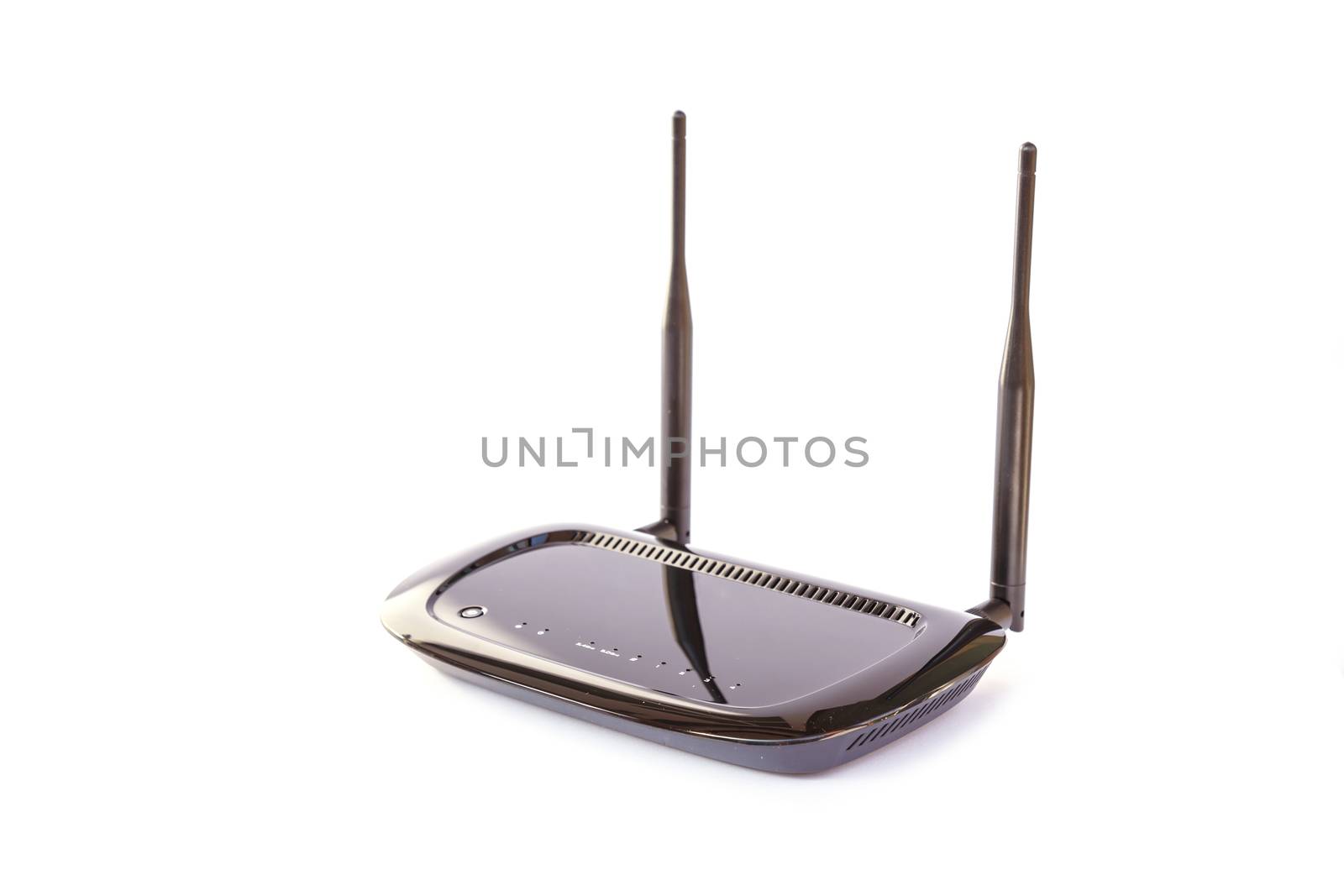 WIFI router isolate on white background by nanDphanuwat