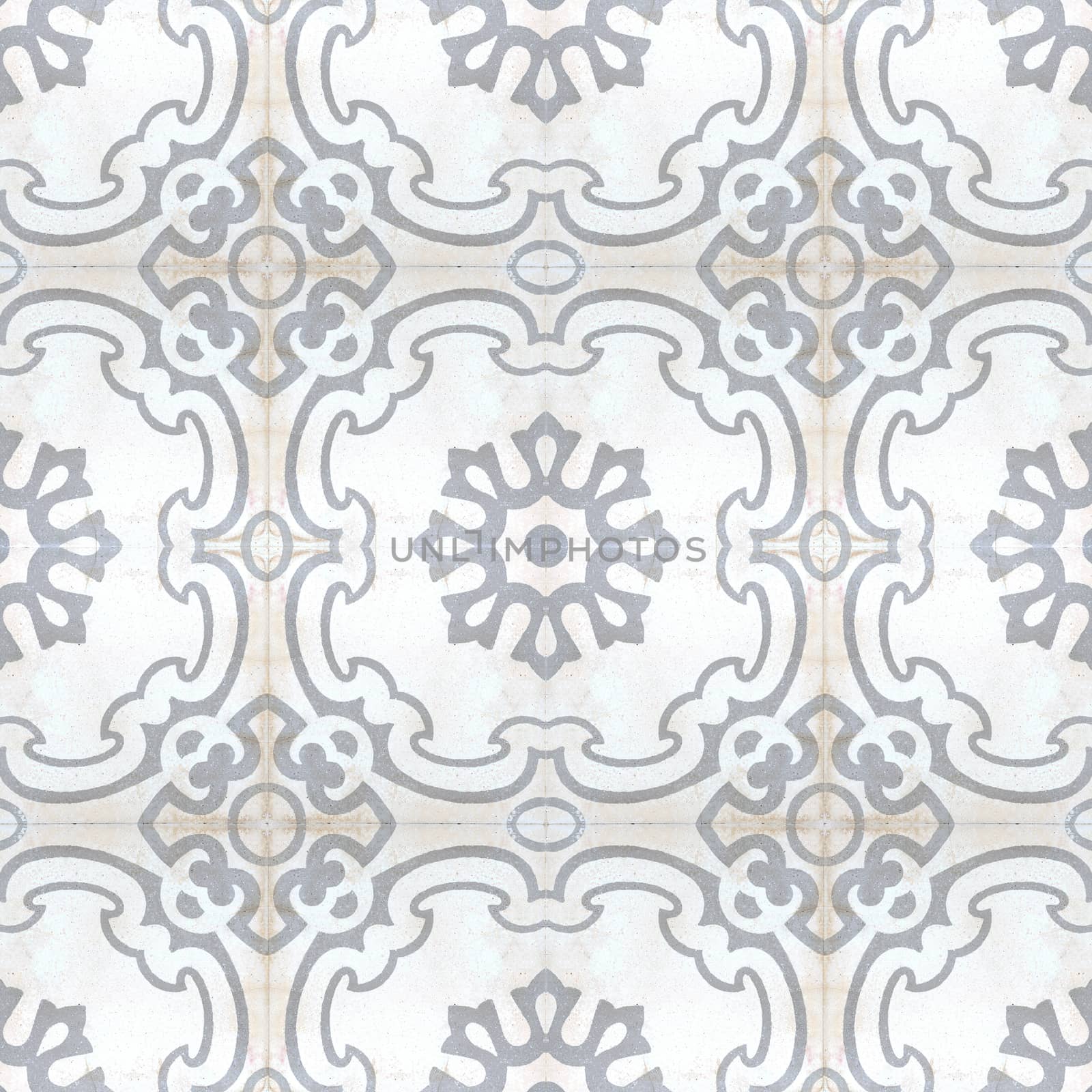 Vintage style floor tile pattern texture and background