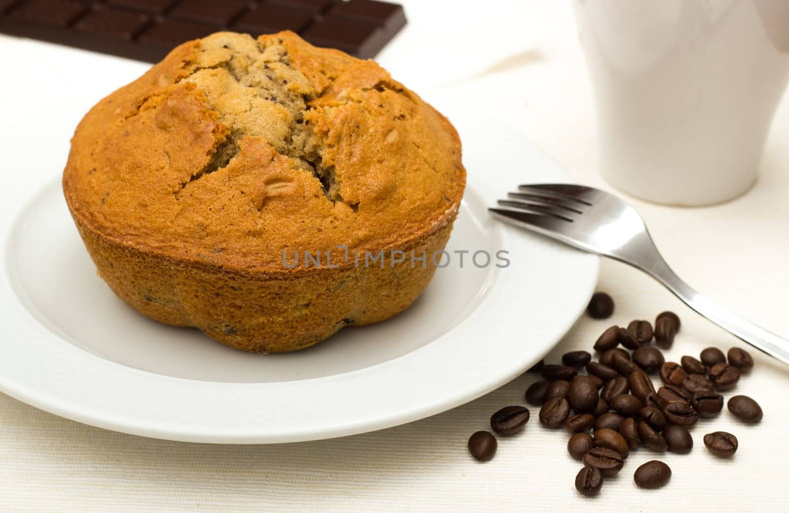 breakfast with coffee cake homemade excellent for a good awakening
