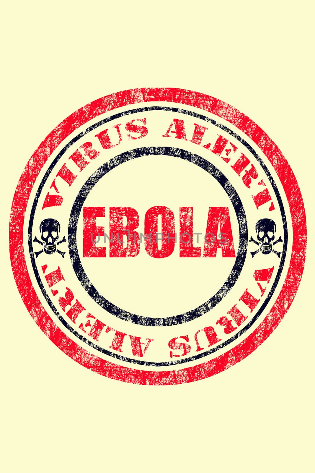 Ebola Virus Alert, Danger Sign by yands