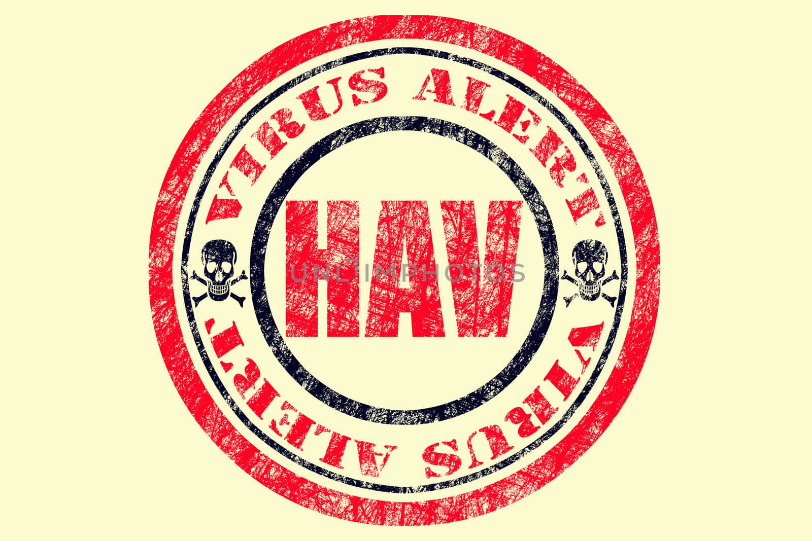 HAV Virus Alert Concept by yands