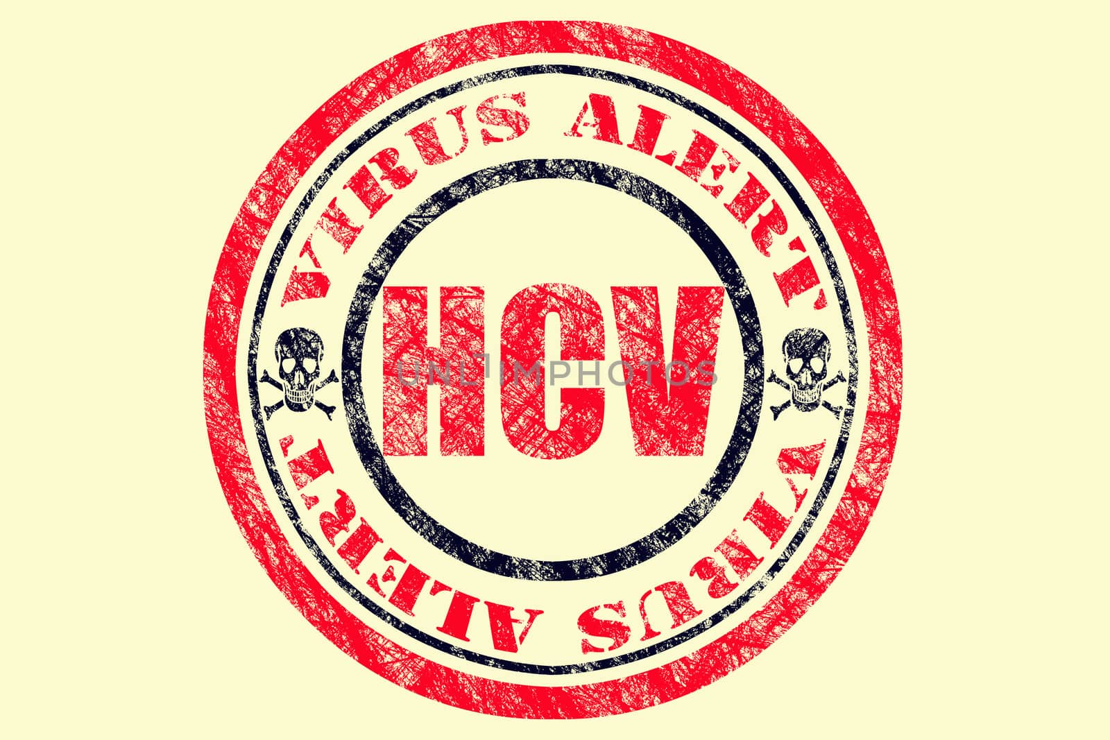 HCV Virus Alert Concept