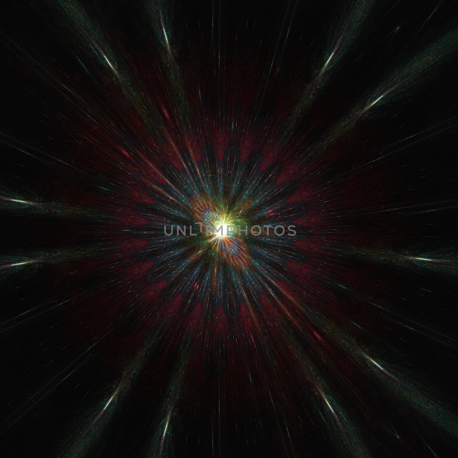 Digital Illustration of a Supernova
