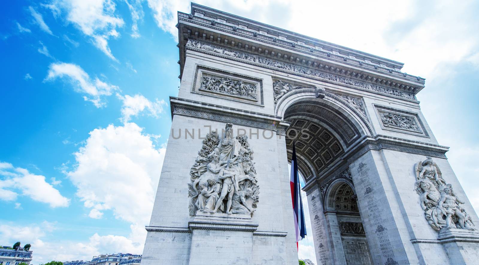 The Triumph Arc, Paris - France.
