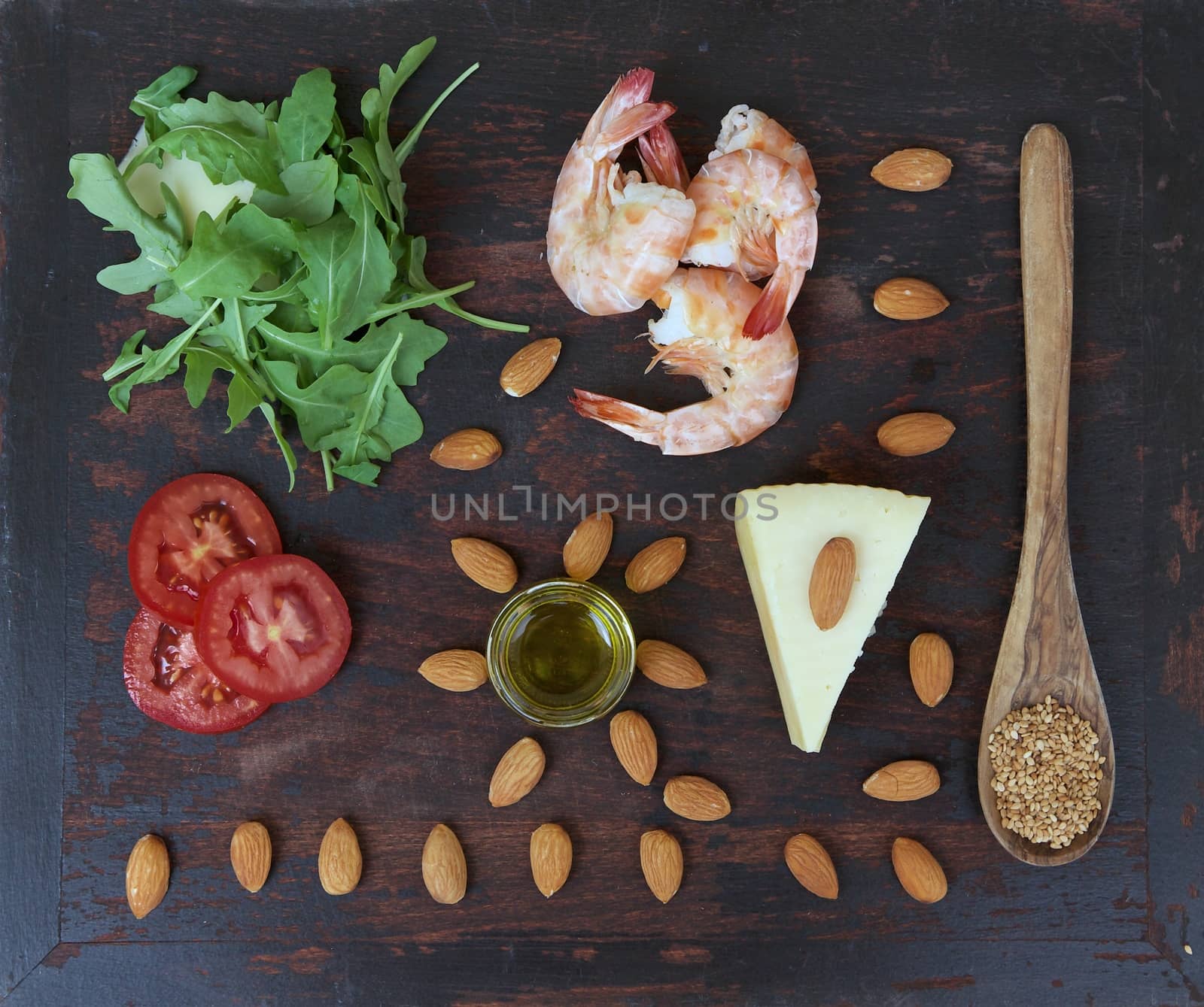 Rucola salad ingredients by tolikoff_photography