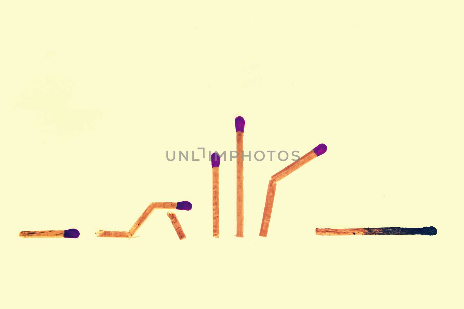 Stages Of Life with Matchstick