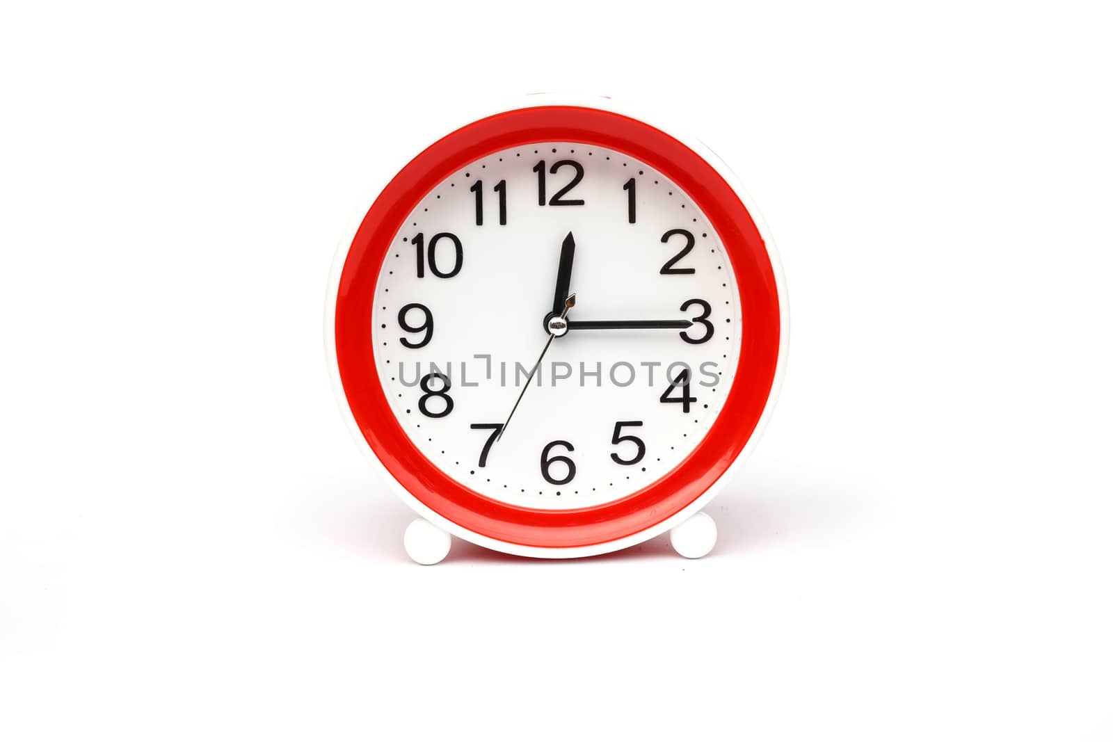 Clock isolated on white background