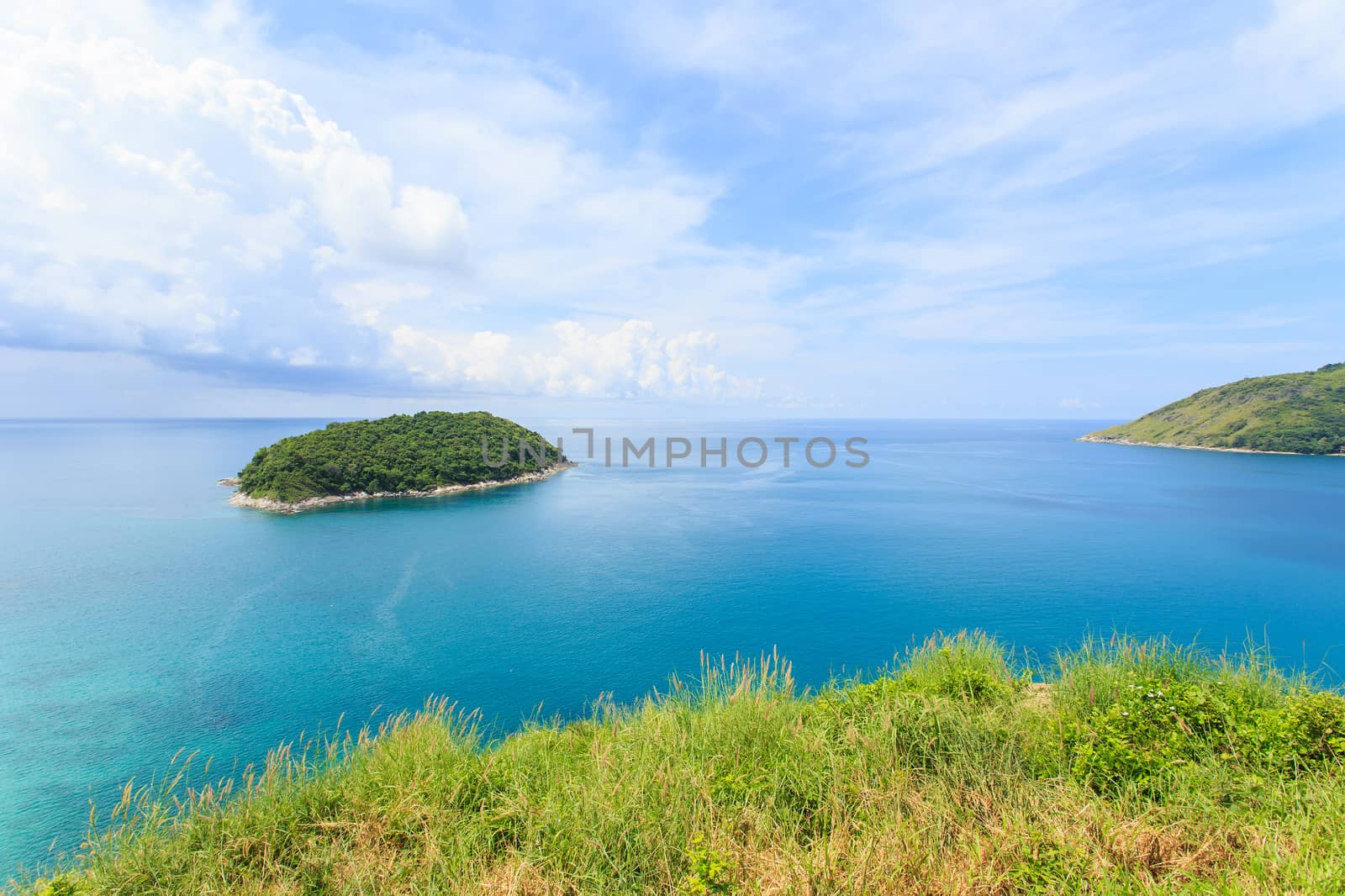 Beautiful view of tropical sea in Phuket, Thailand