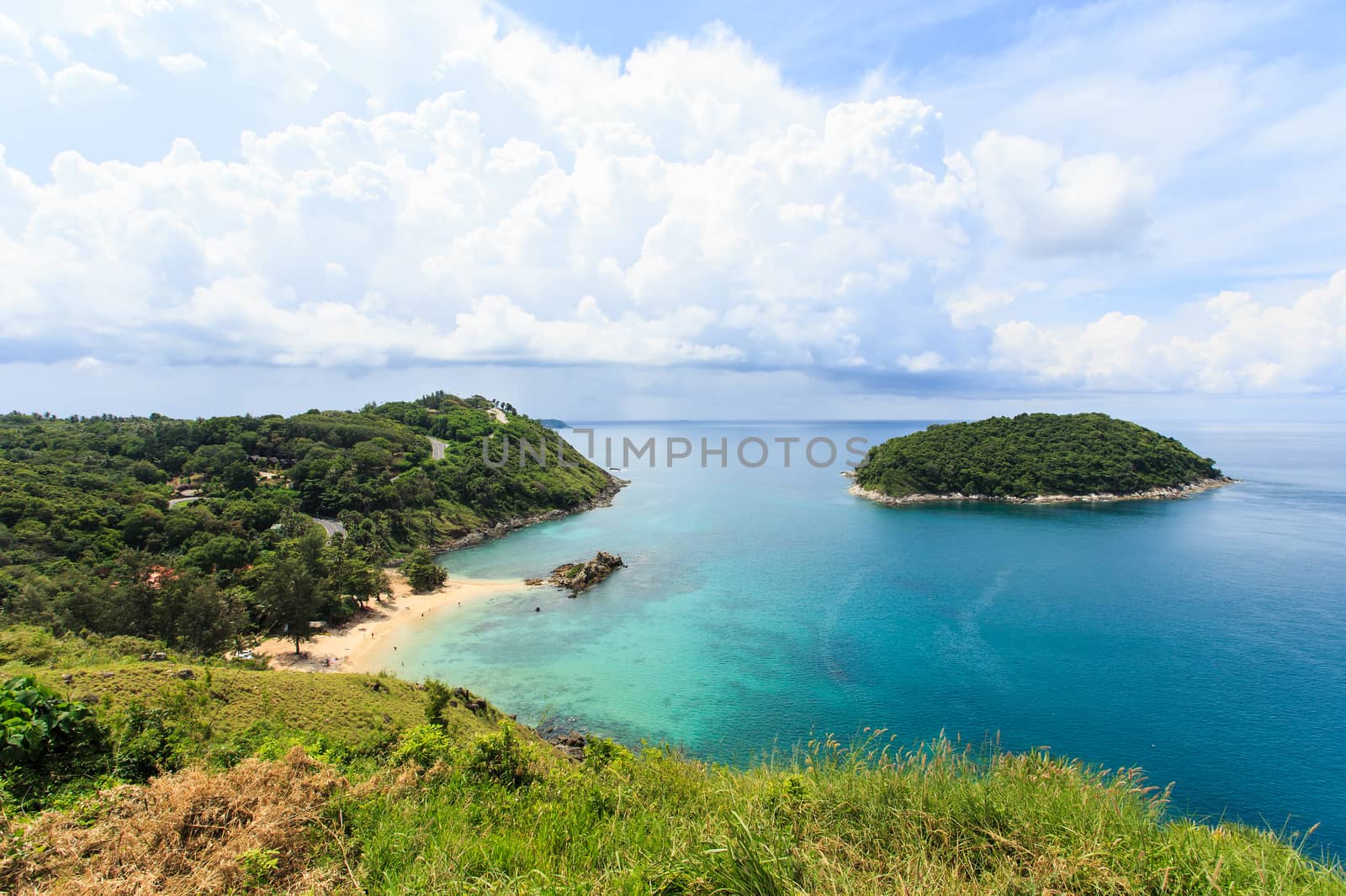 Beautiful view of tropical sea in Phuket, Thailand