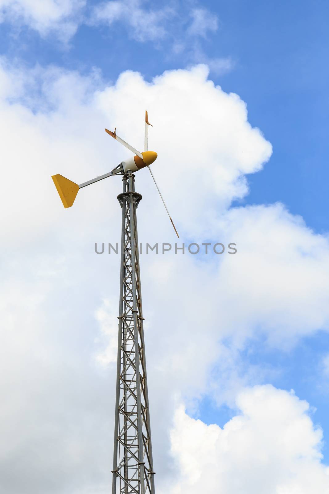 Wind turbines in Phuket, Thailand by nanDphanuwat