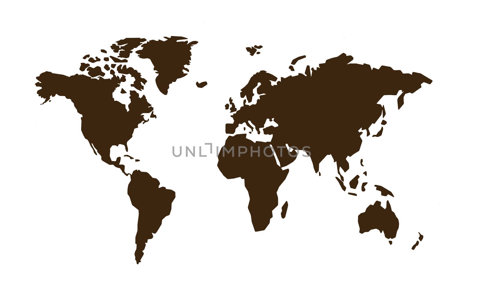 World map by nanDphanuwat