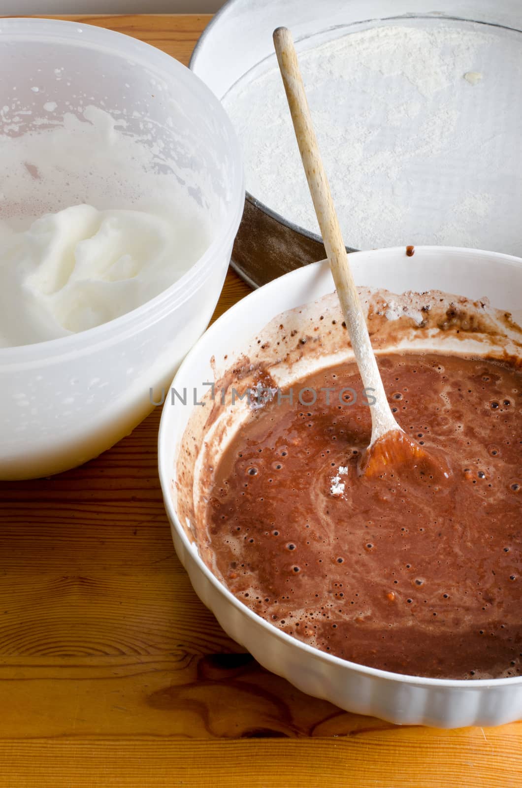 baking cake