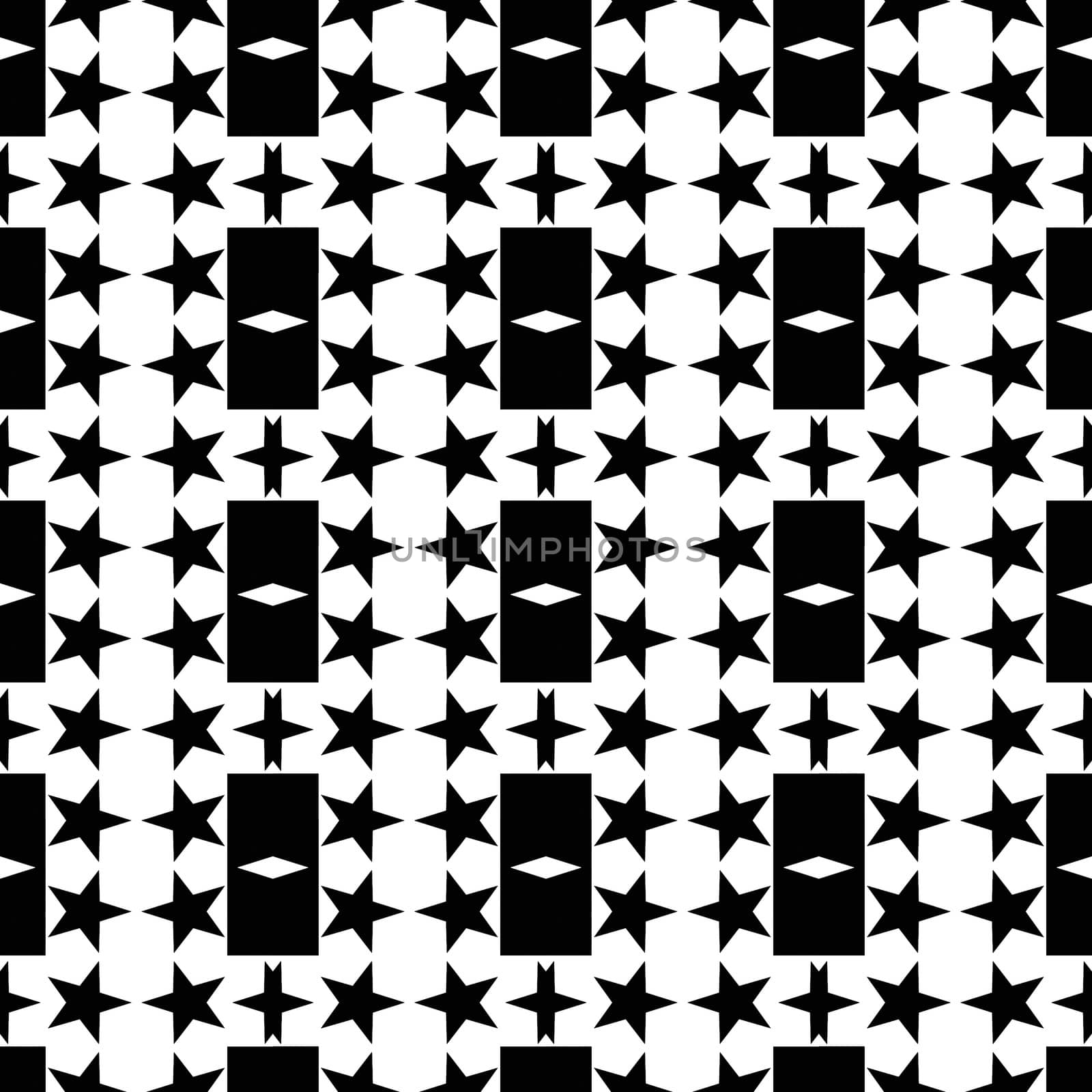 Digital computer graphic - decorative ornament with a stars for design.