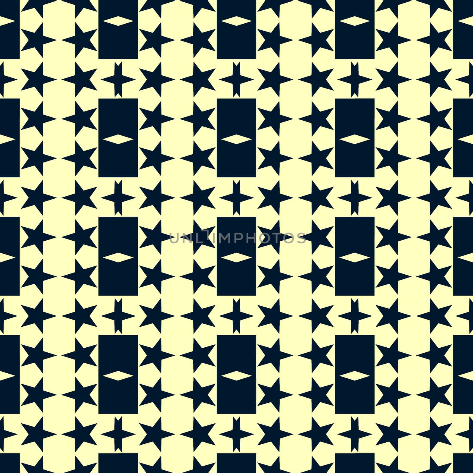 Digital computer graphic - decorative ornament with a stars for design.