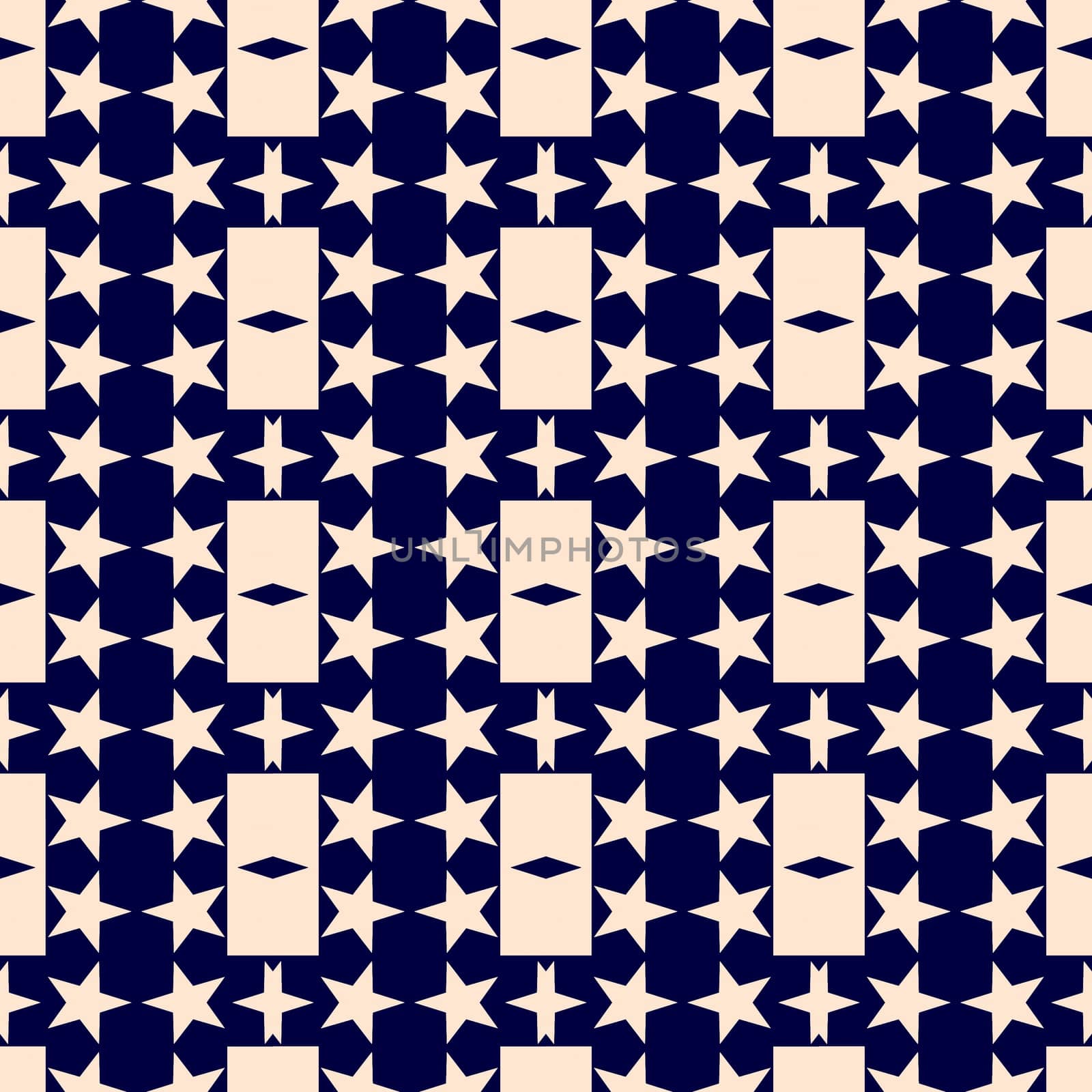 Digital computer graphic - decorative ornament with a stars for design.