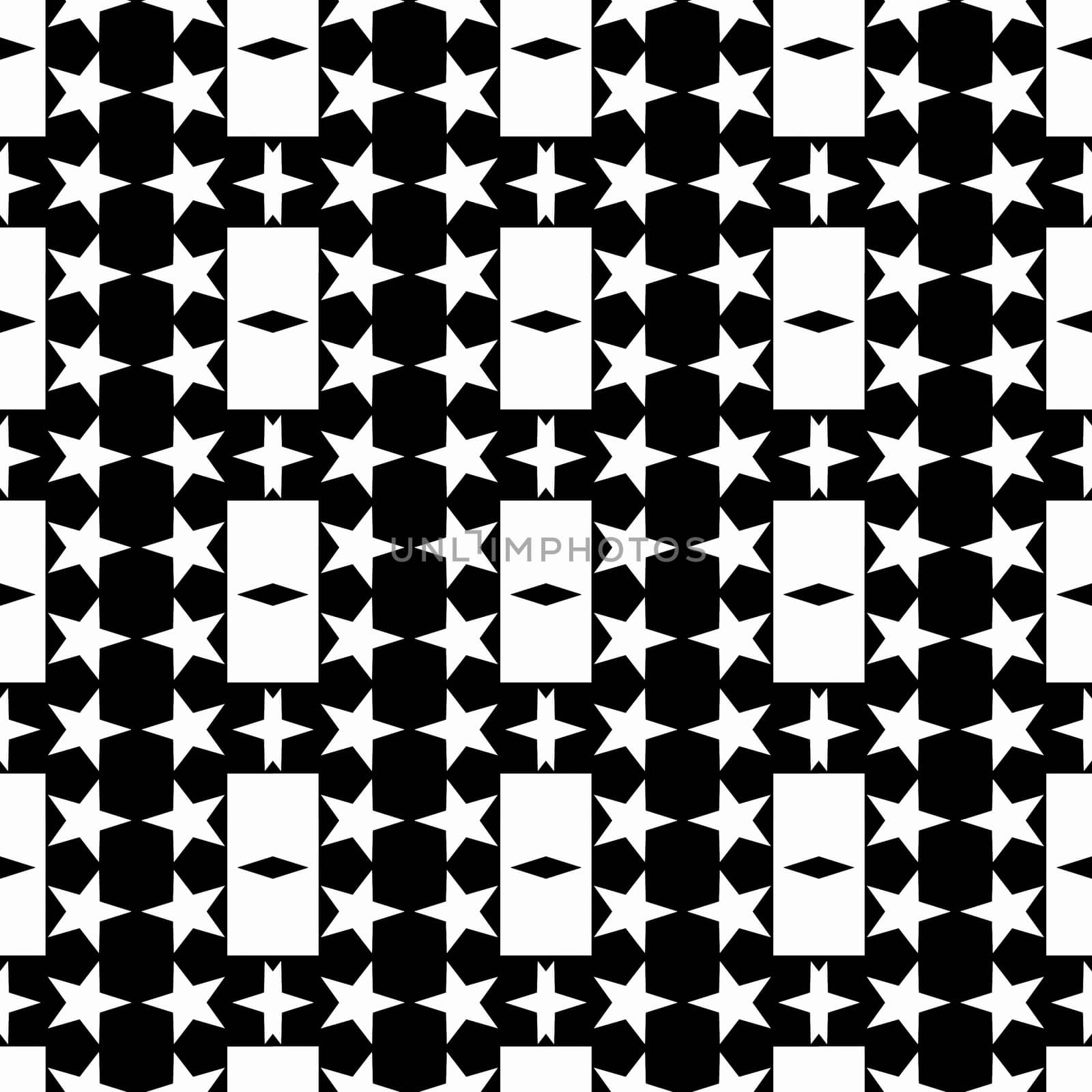 Digital computer graphic - decorative ornament with a stars for design.