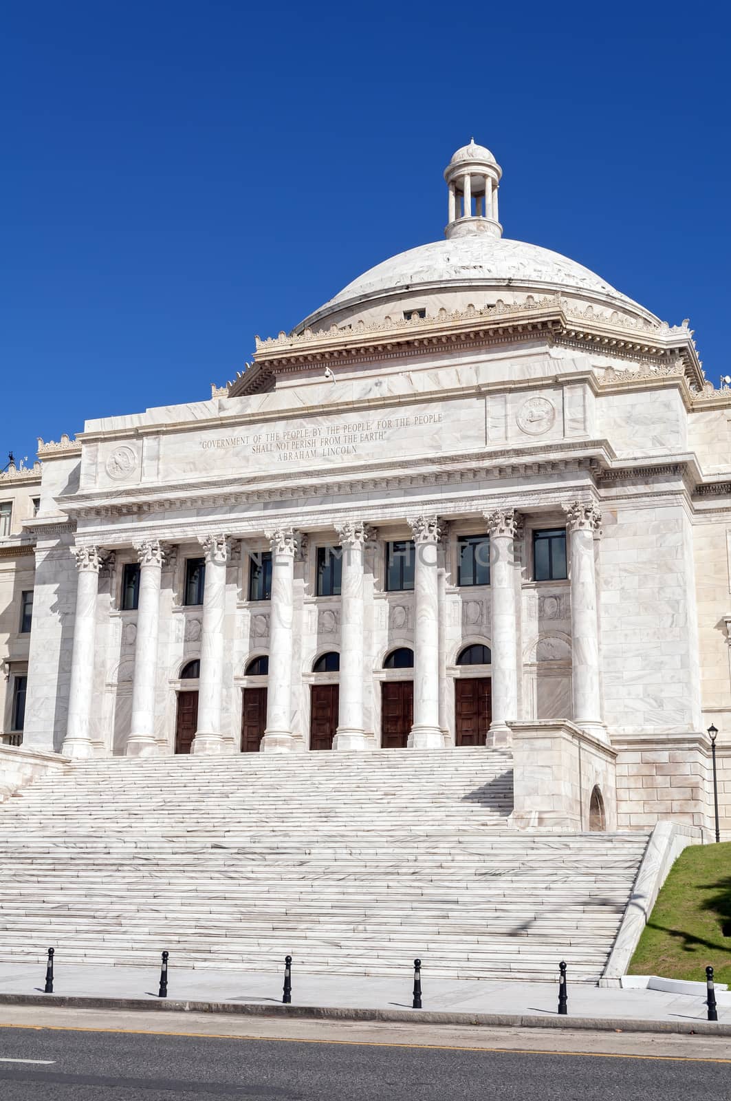 Capitol building in San Juan, Puerto Rico.