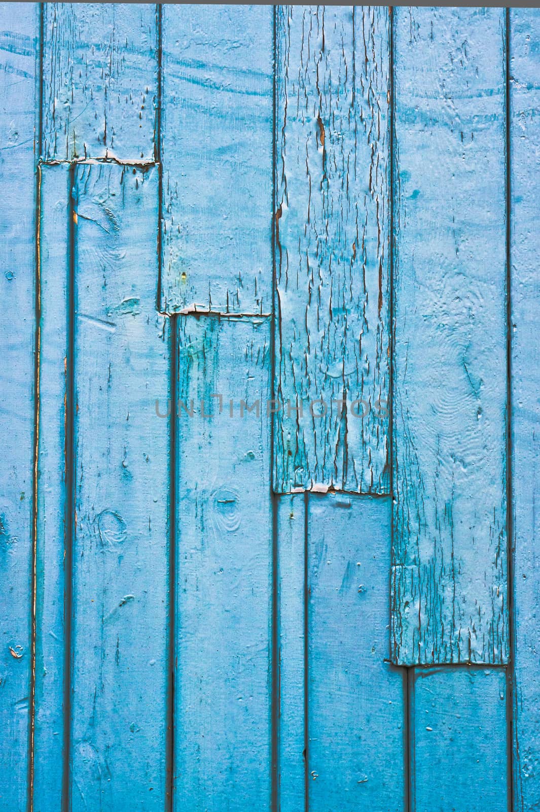 Weathered blue wooden background