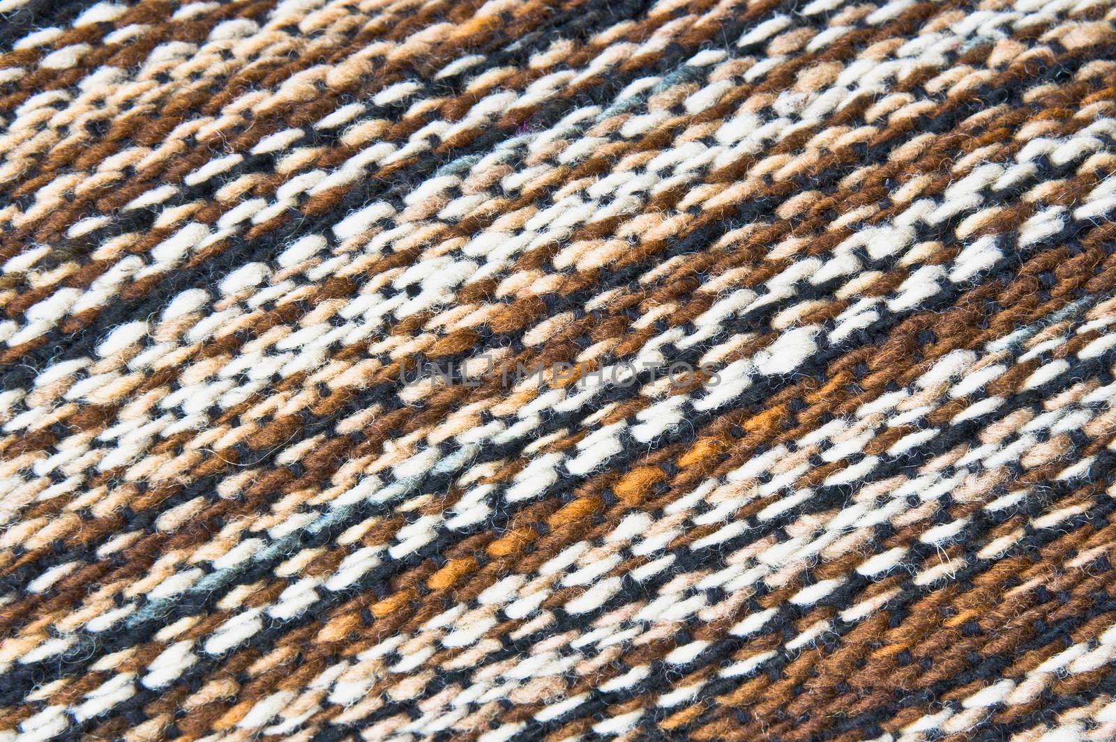 Brown and white wool background