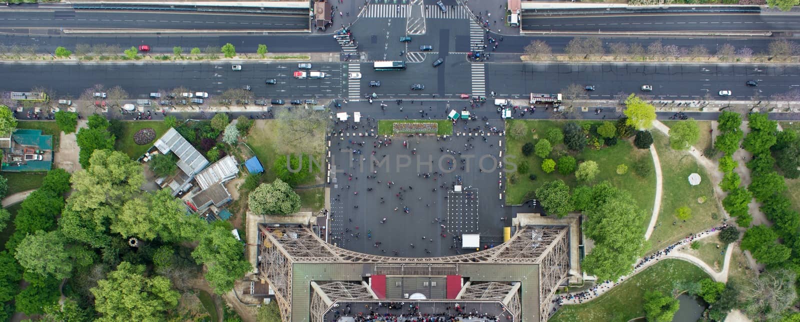 From a unique view of the Eiffel tower in Paris