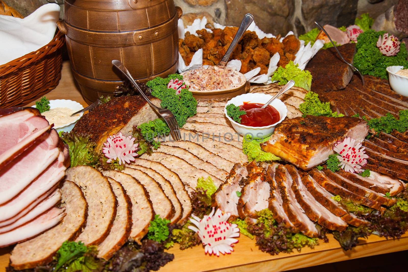 Lot of food on the table by DigiArtFoto