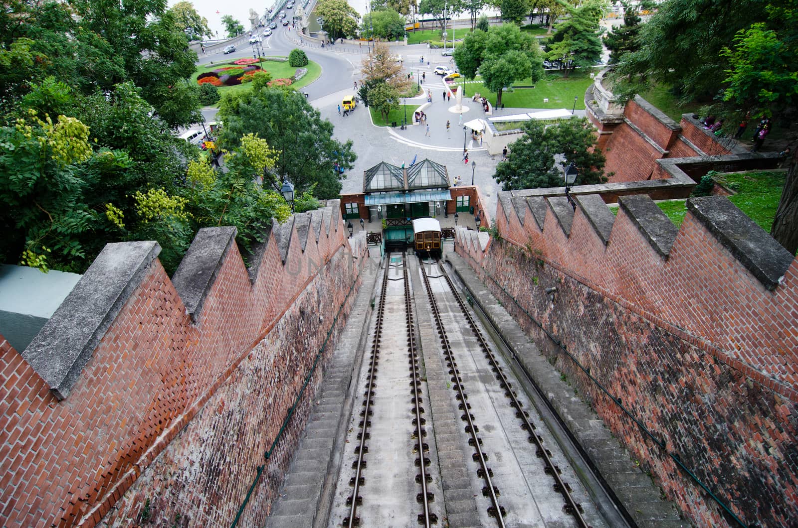 old funicular in Budapest