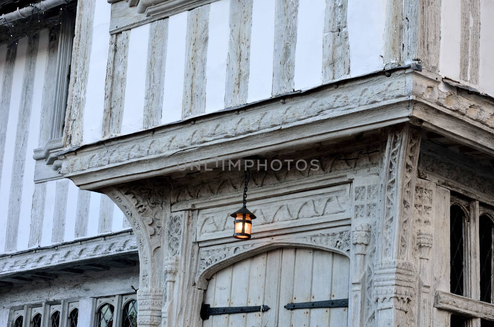 Detailed of half timbered house