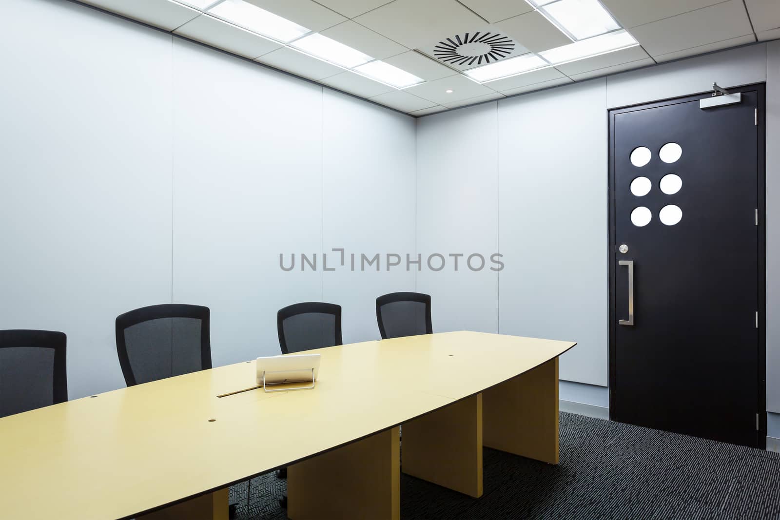 teleconferencing, video conference and telepresence business meeting room