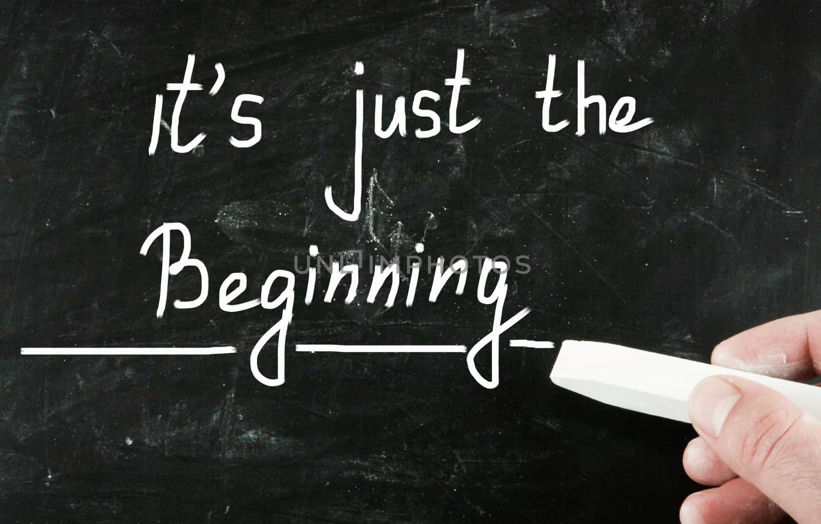 it's just the beginning