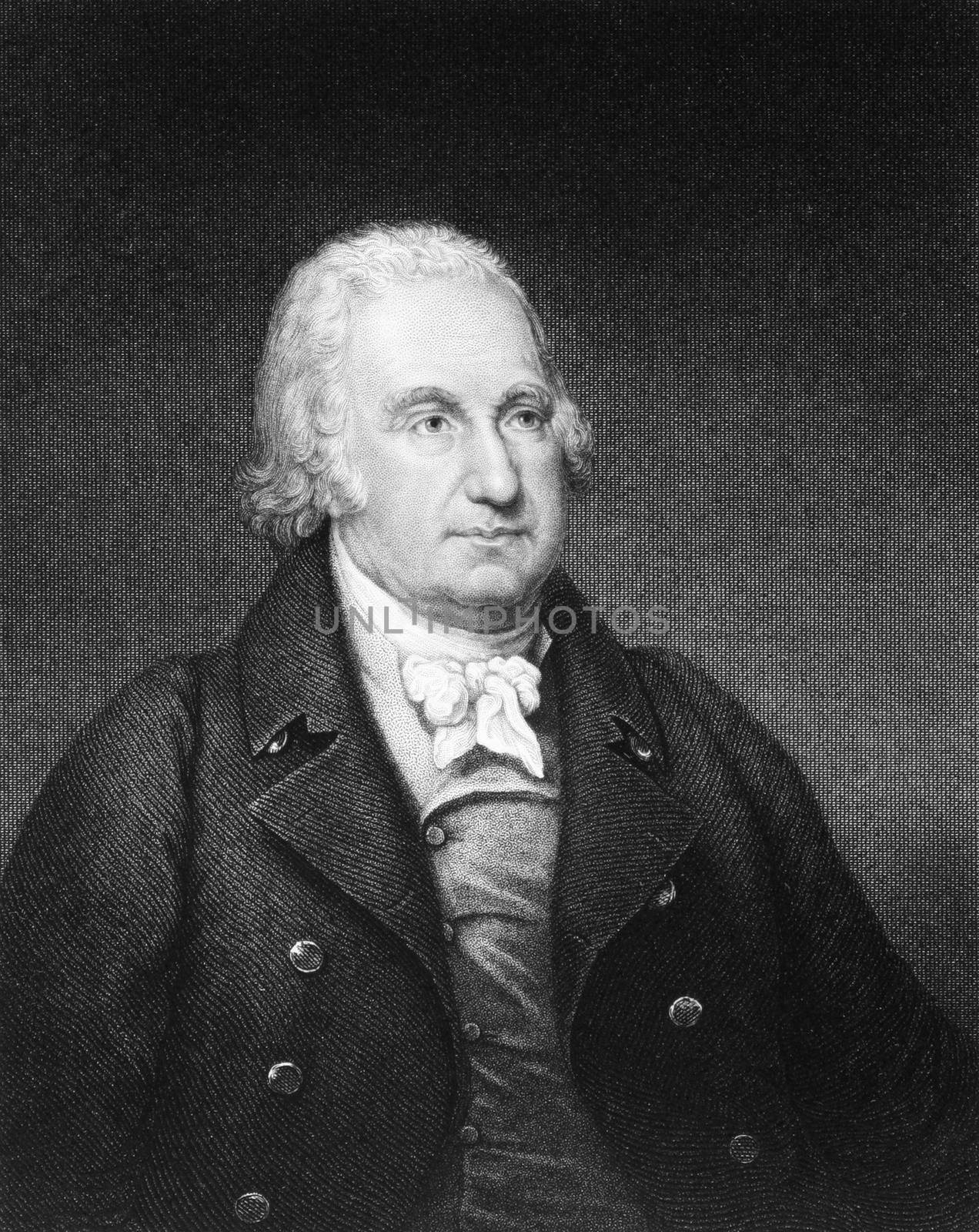 John Eager Howard (1752-1827) on engraving from 1835. American soldier and politician from Maryland. Engraved by E.Prudhomme and published in ''National Portrait Gallery of Distinguished Americans Volume II'',USA,1835.