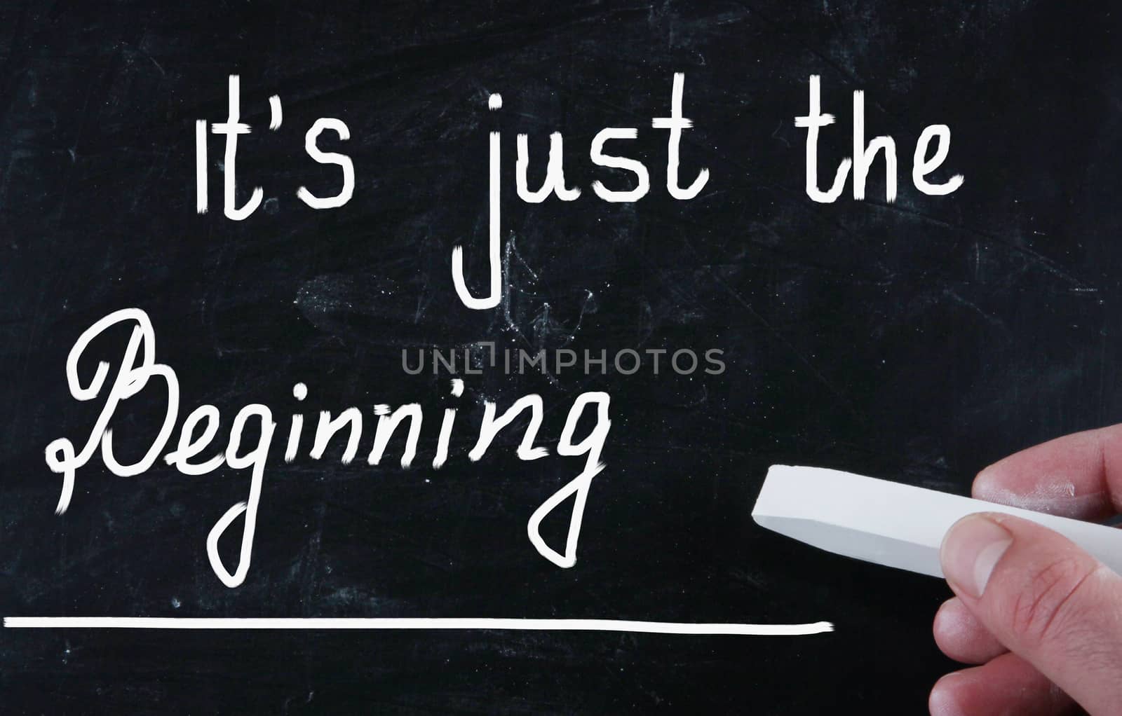 it's just the beginning