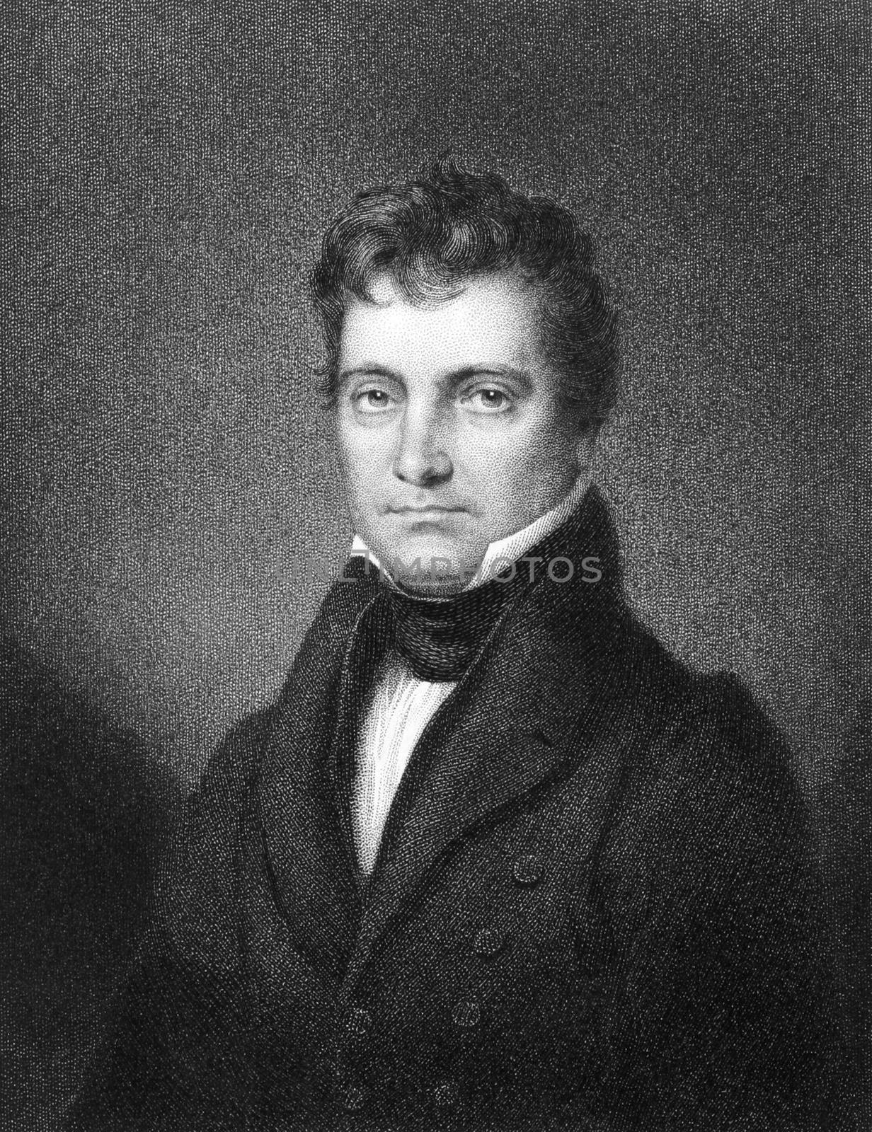 Josiah Stoddard Johnston (1784-1833) on engraving from 1834. United States Representative and Senator from Louisiana. Engraved by J.B Longacre and published in ''National Portrait Gallery of Distinguished Americans'',USA,1834.