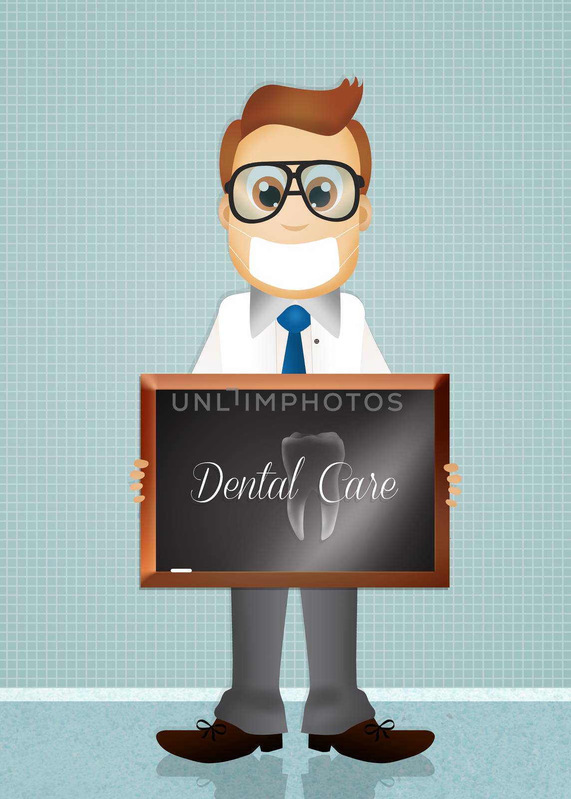 illustration of Dental care