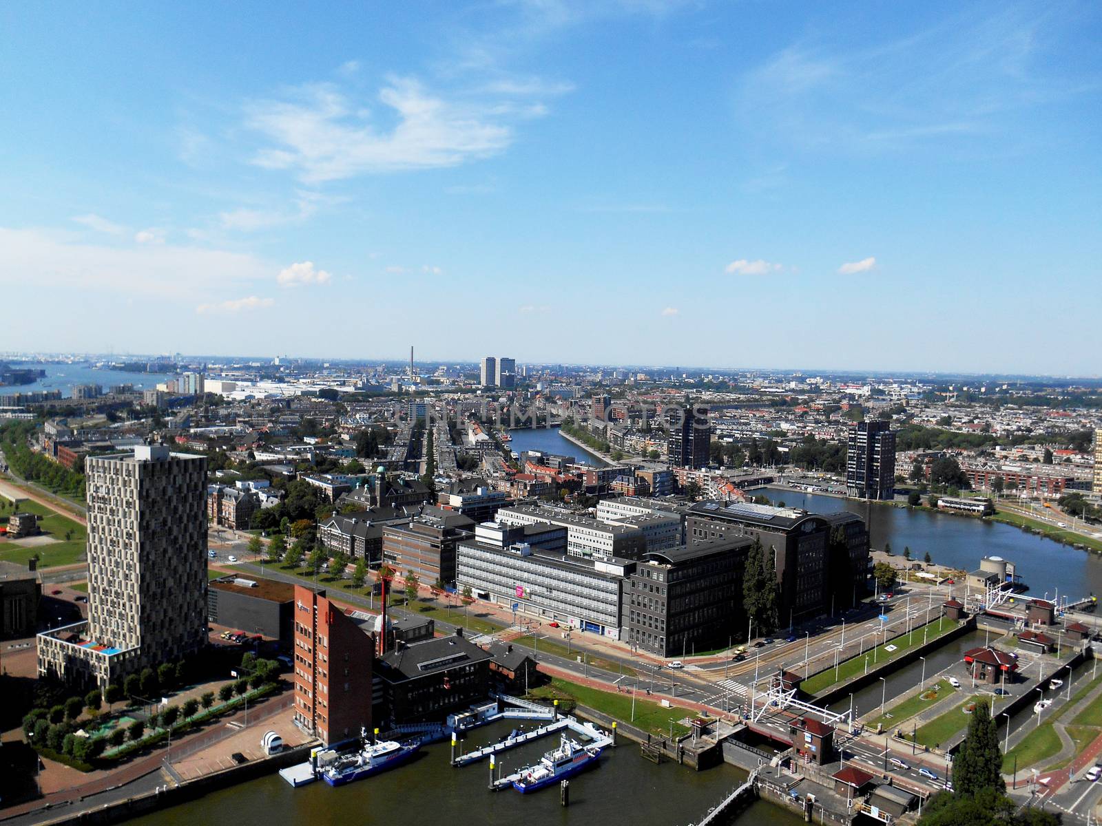 Panoramic view of Rotterdam, The Netherlands.

Picture taken on August 26, 2013.