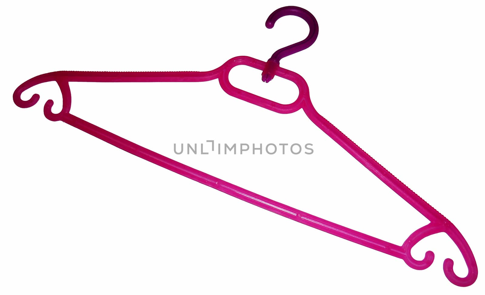 Clothes hanger, isolated on white background.

Picture taken on November 21, 2014.