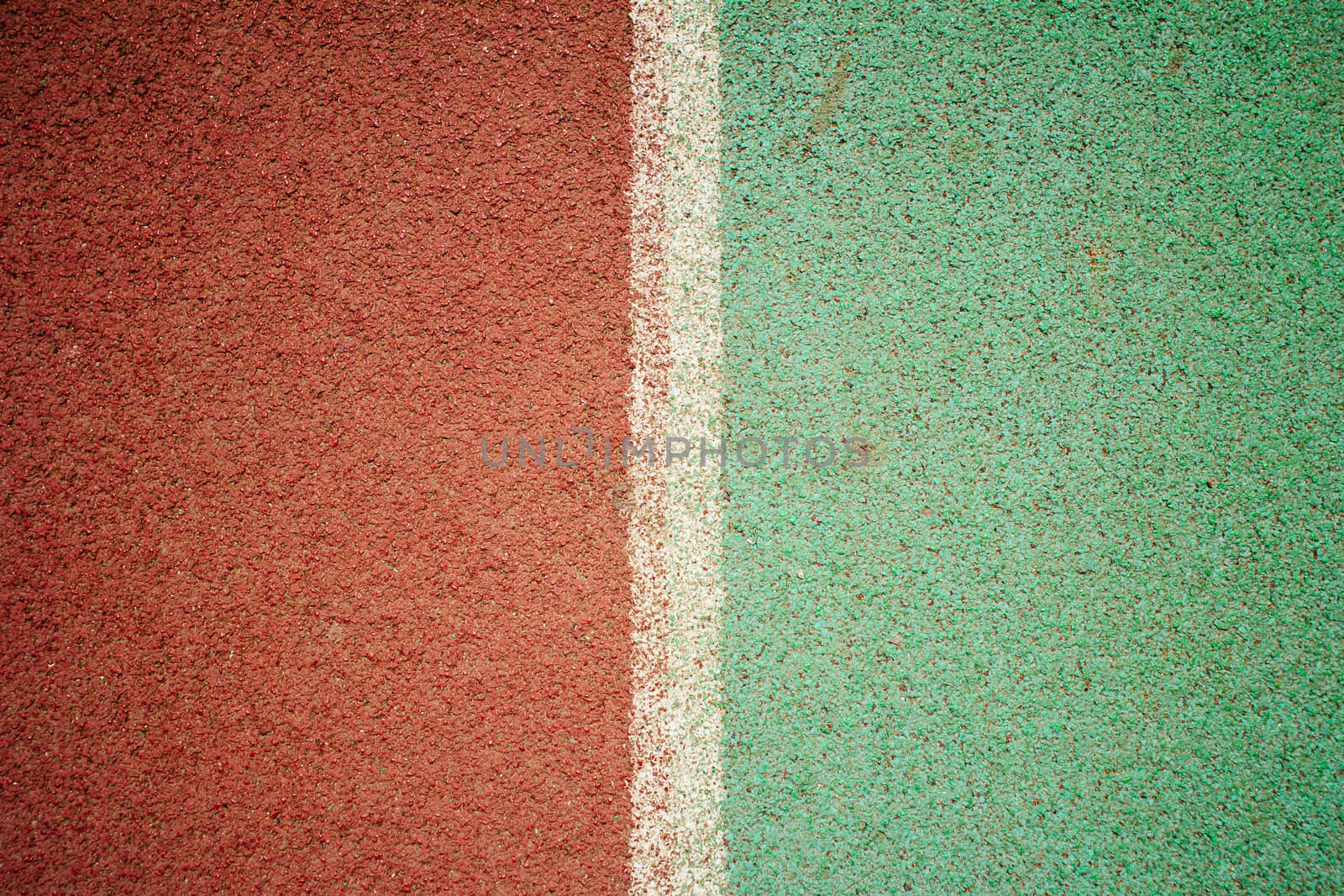 the runway on the sports field