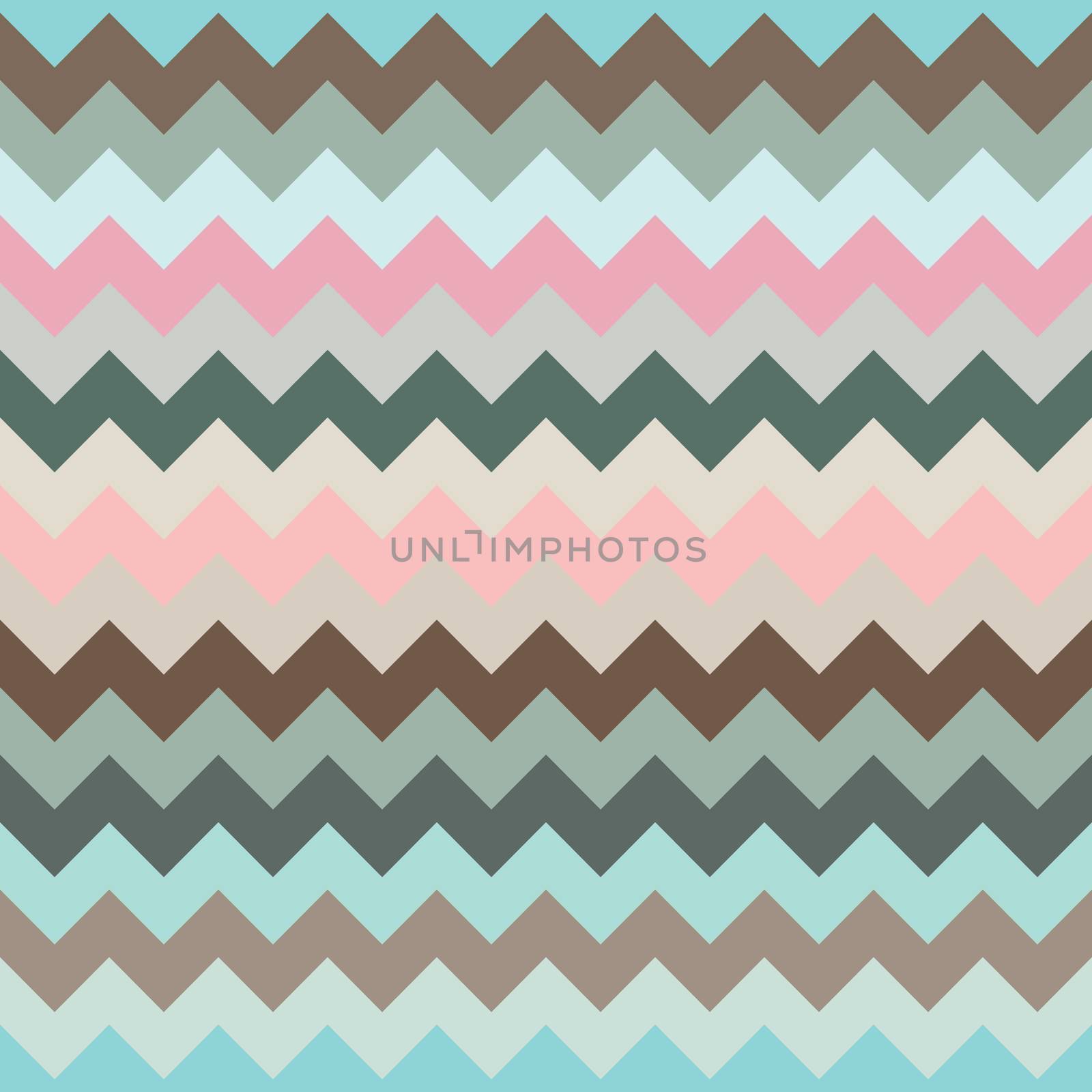 Elegant chevron pattern with a selection of cool and trendy color palette