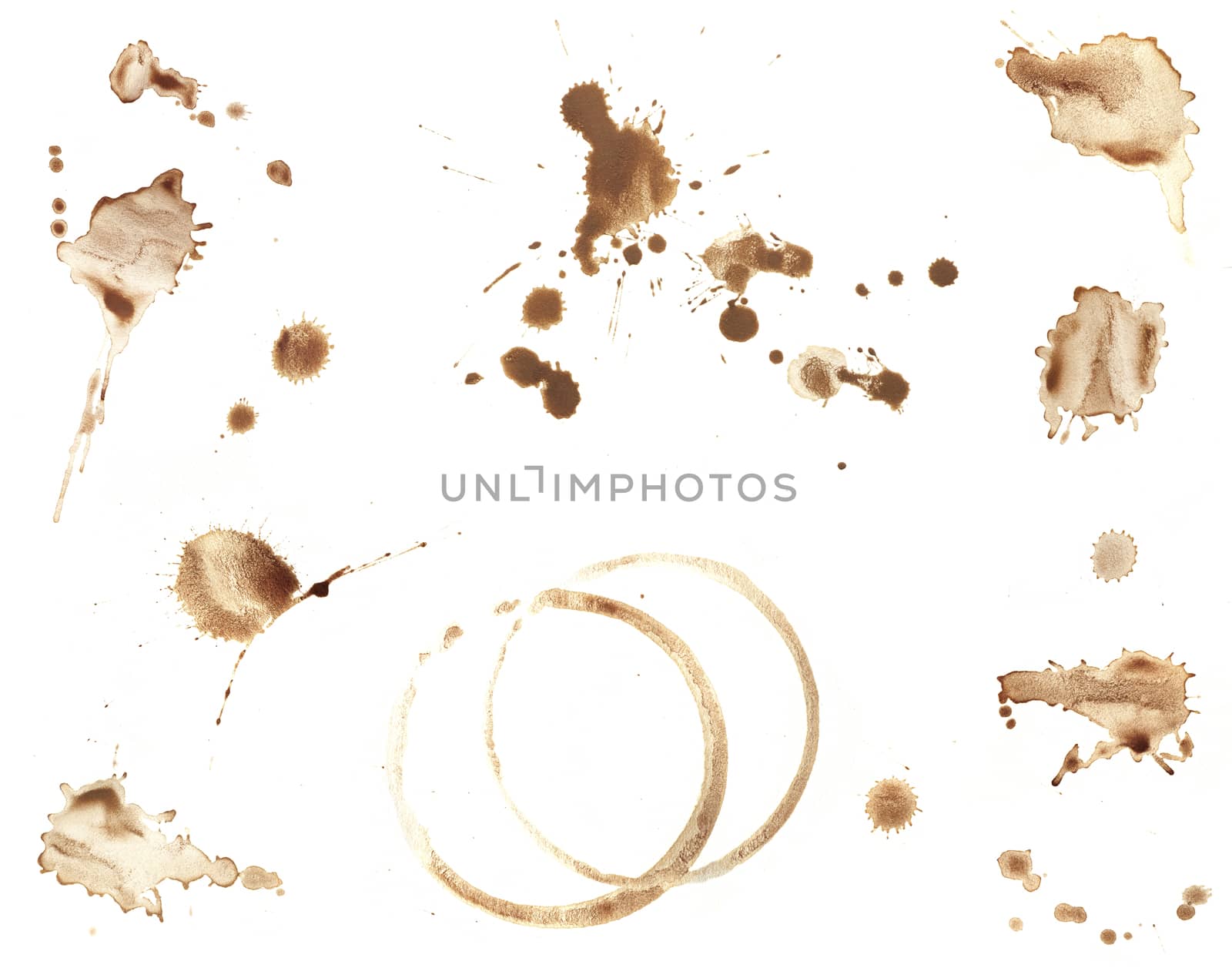 Coffee Splatters And Coffee Ring by Em3