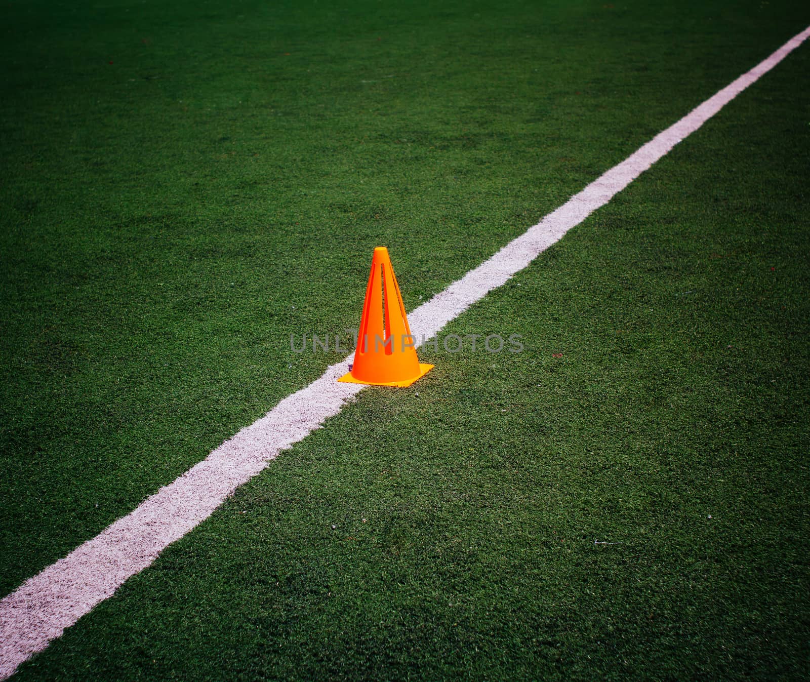 plastic cone in the sport field