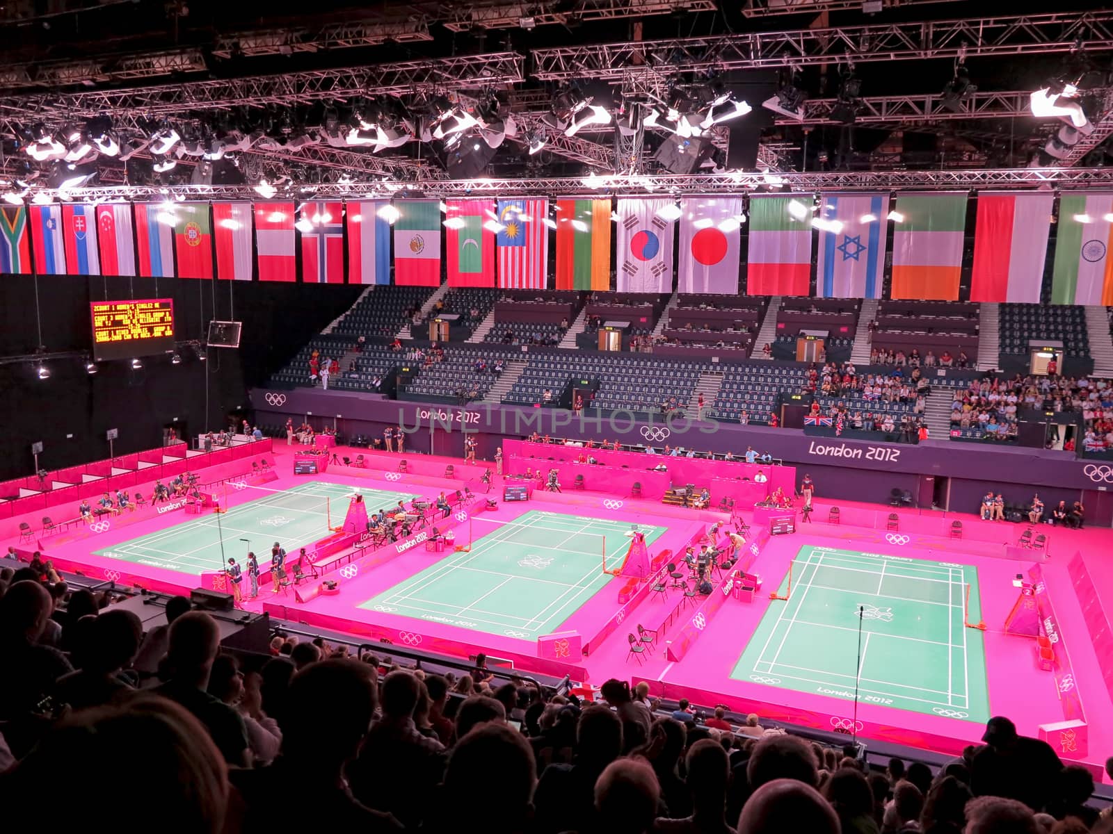 Badminton at the 2012 Olympics in London, UK                     